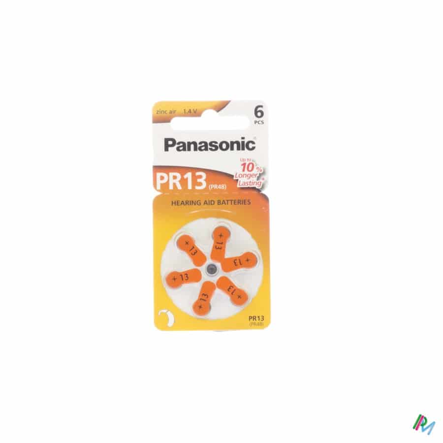 Panasonic PR13 Gehoorbatterij Panasonic PR13 Gehoorbatterij