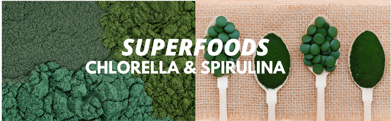 Aanzetten kader Huiswerk Voordelen van superfoods chlorella & spirulina