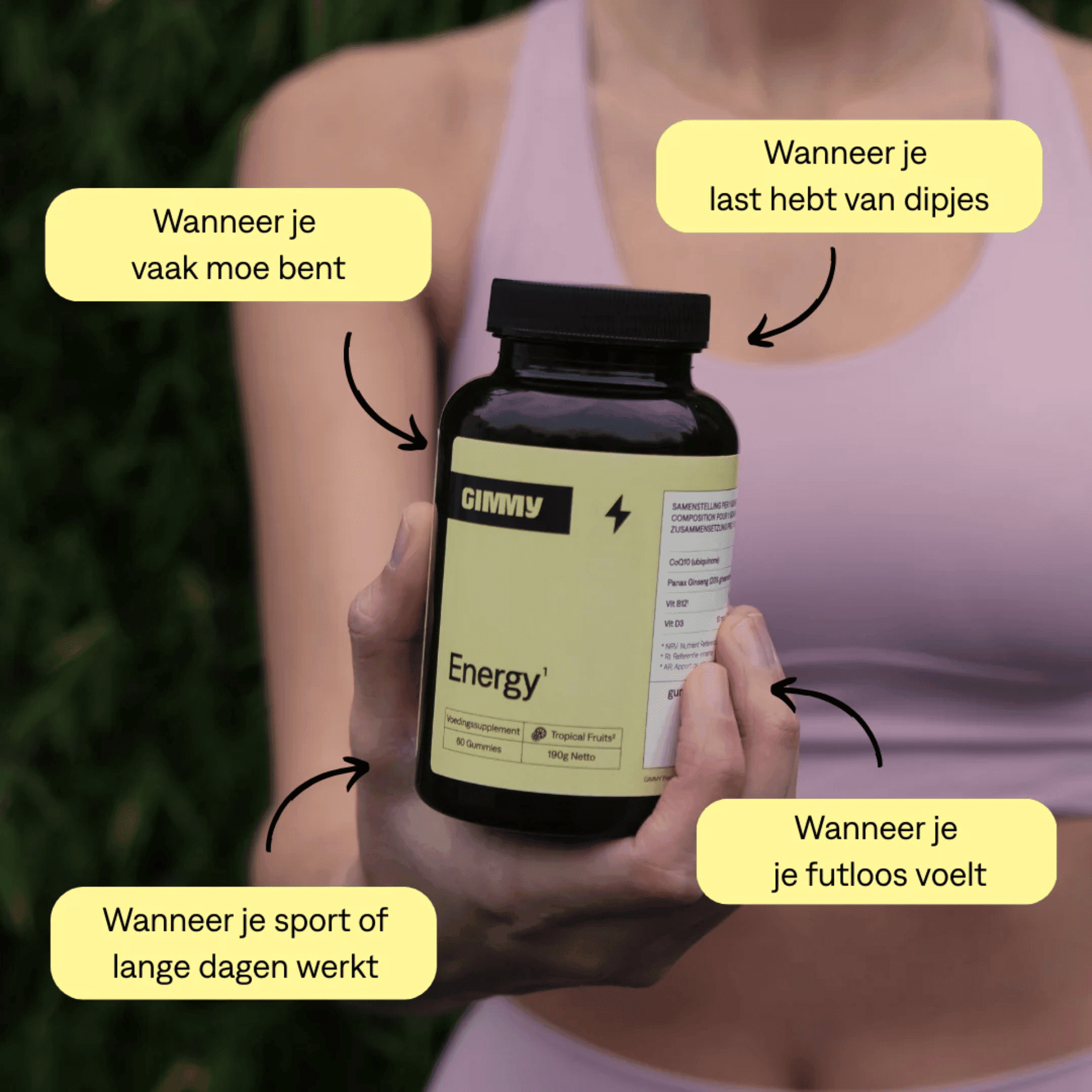 Gimmy Energy Gommes 60