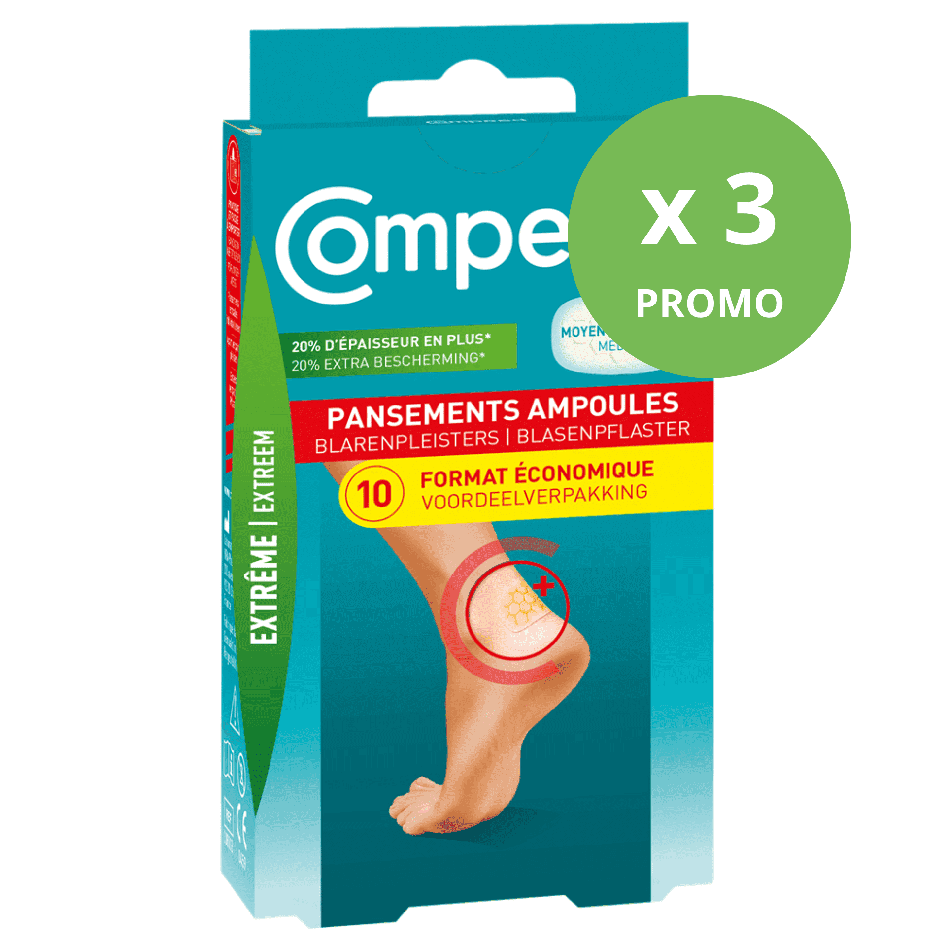 Compeed Pansement Ampoules Extreme Format Econ.10
