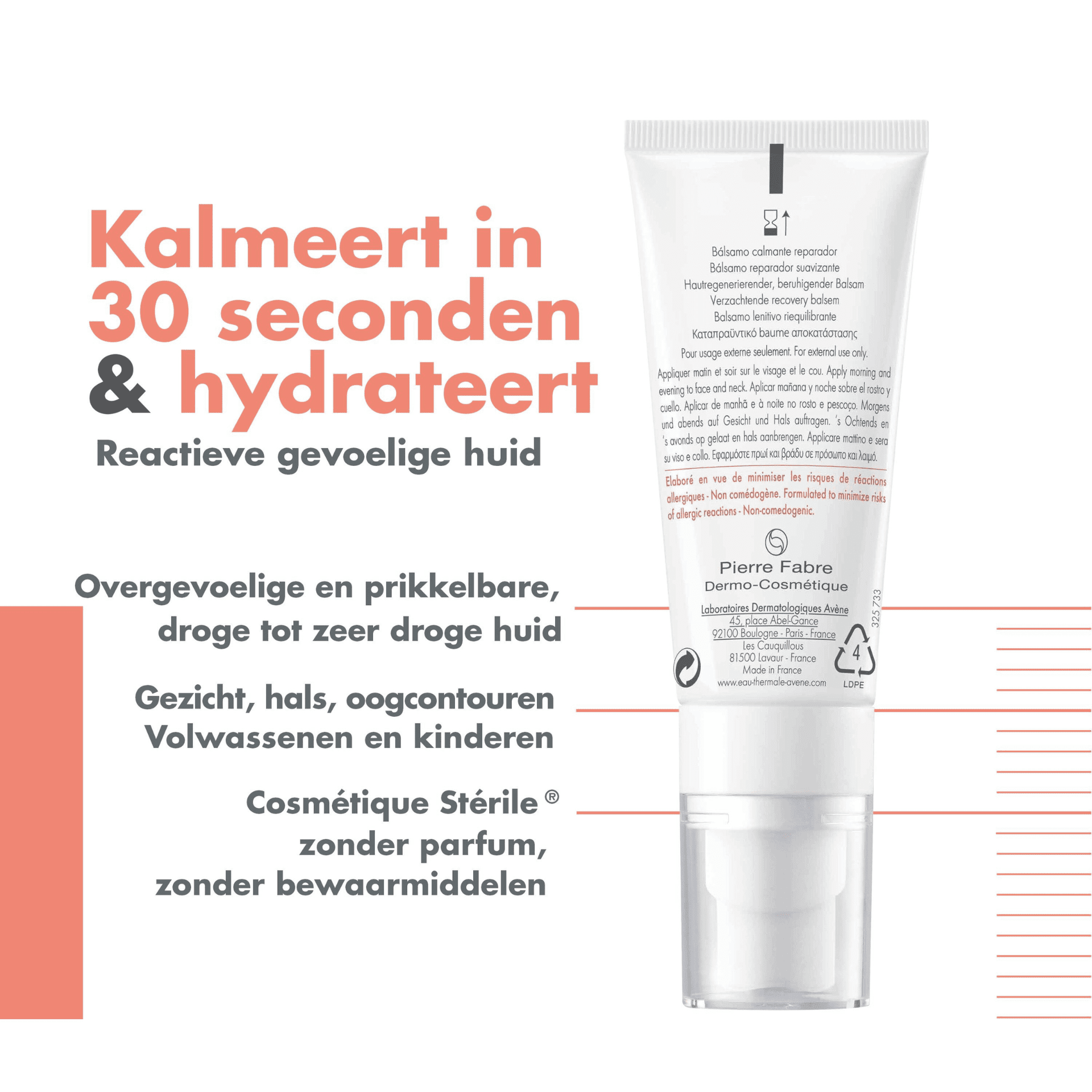 Avène Tolérance Control Kalmerende Herstellende Balsem Avène Tolérance Control Kalmerende Herstellende Balsem