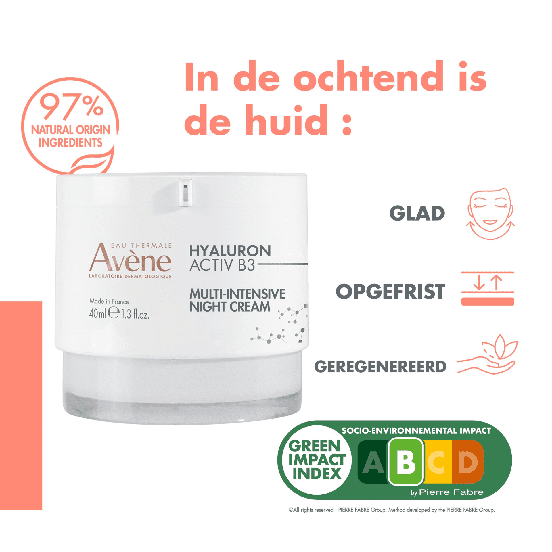 Avène Hyaluron Activ B3 Multi-Intensive Nachtcrème Avène Hyaluron Activ B3 Multi-Intensive Nachtcrème