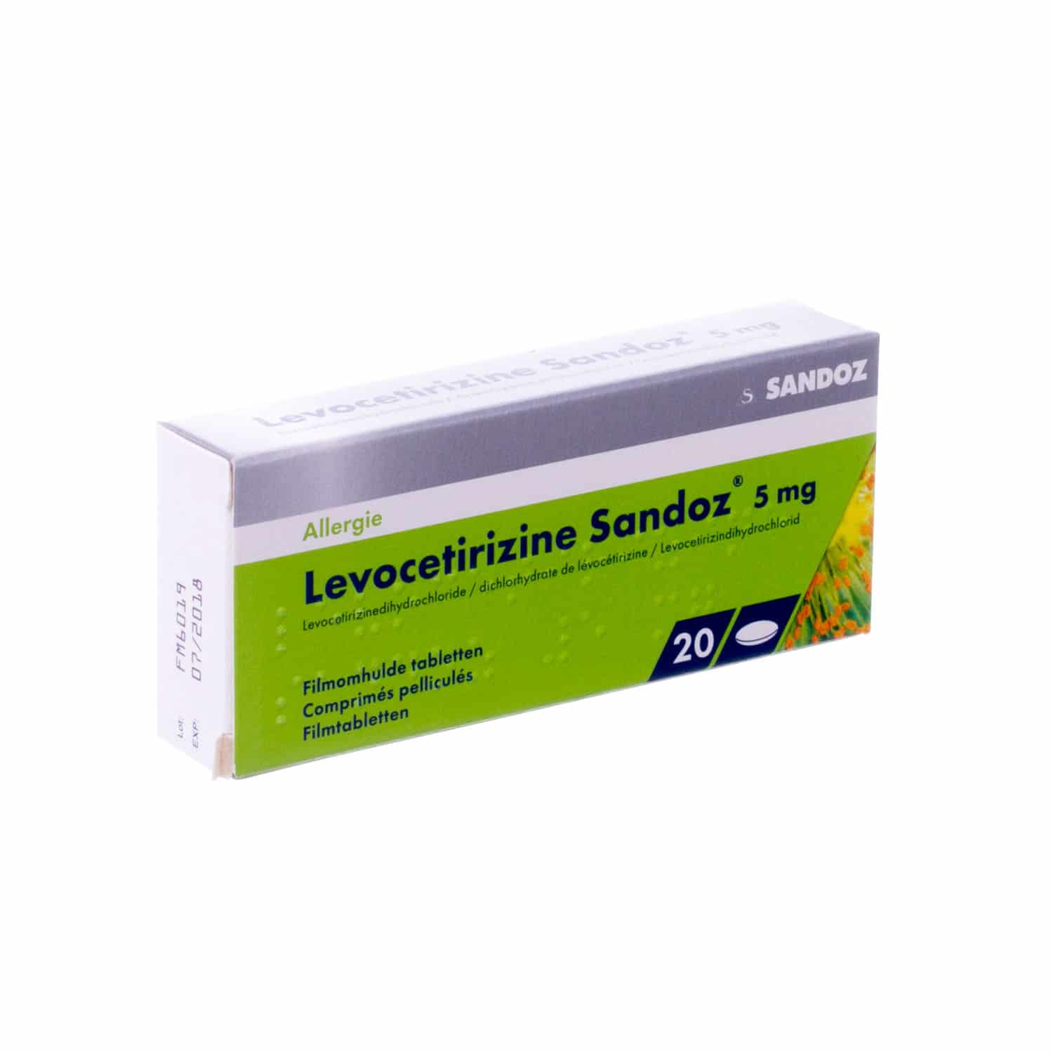 Levocetirizine Sandoz 5 mg
