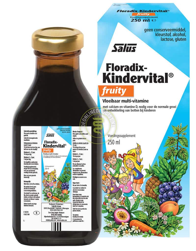 Salus Floradix Kindervital Fruity Salus Floradix Kindervital Fruity