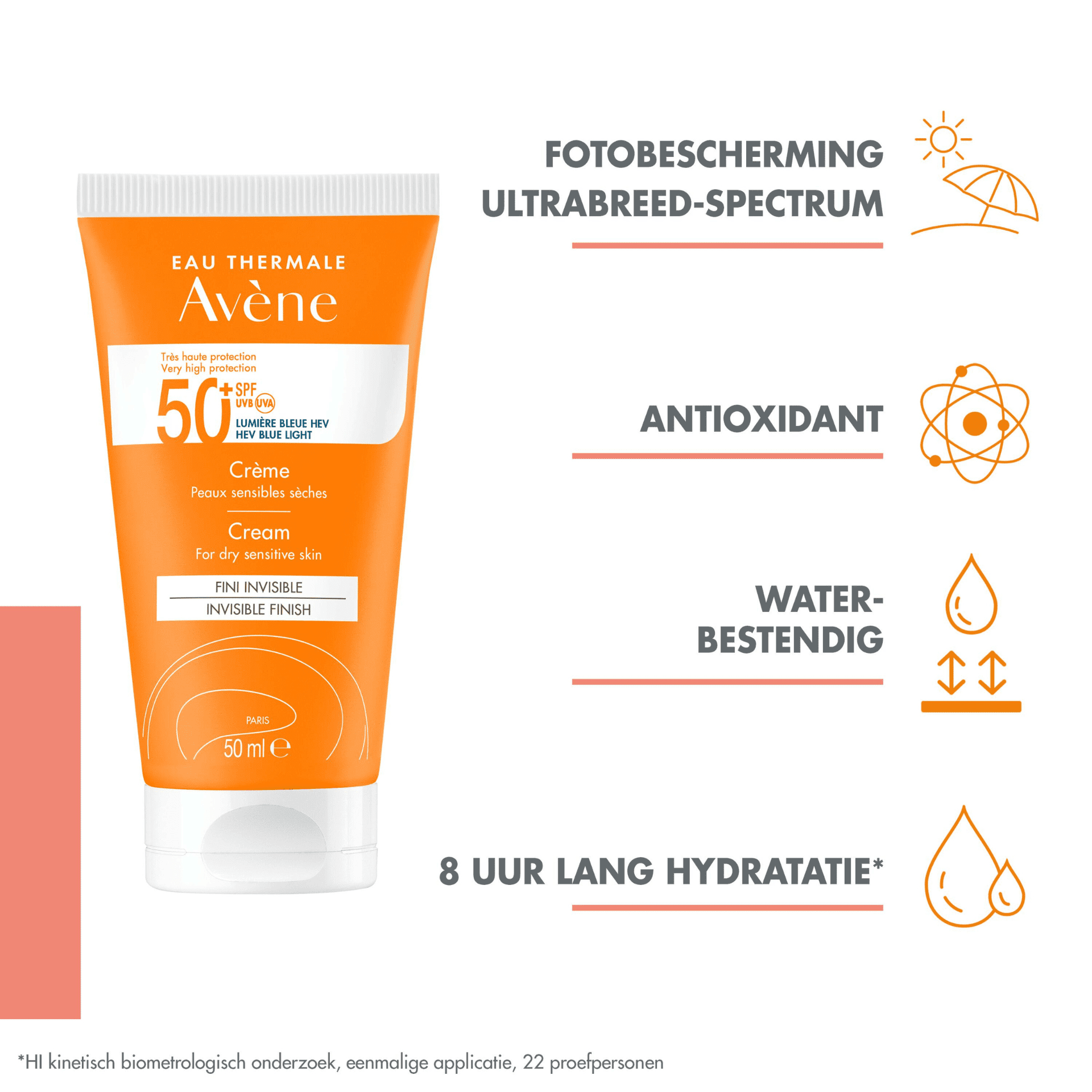 Avène Zonnecrème Onzichtbare Finish SPF 50+ Avène Zonnecrème Onzichtbare Finish SPF 50+