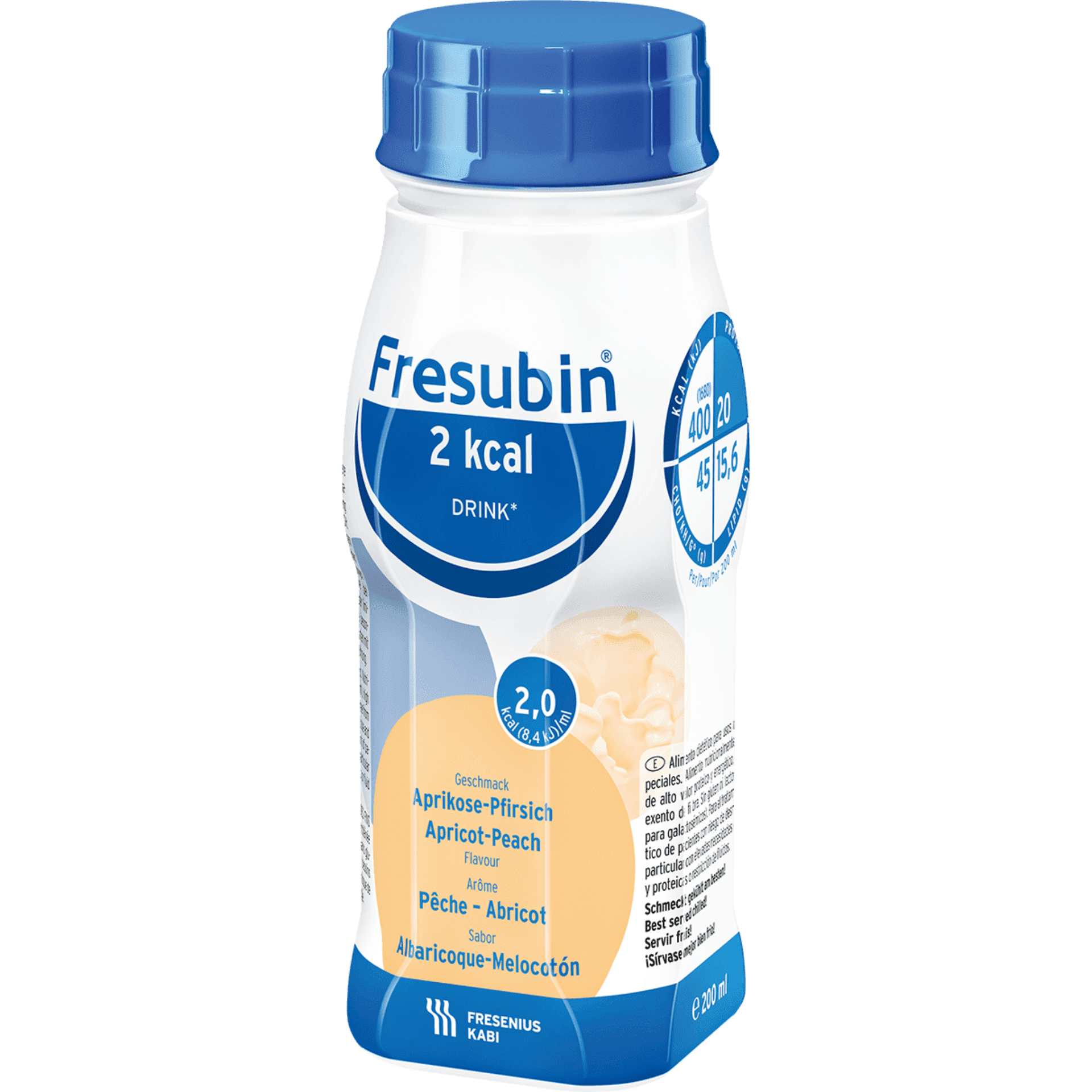 Fresubin Boisson 2 kcal Pêche-Abricot 4 x 200 ml