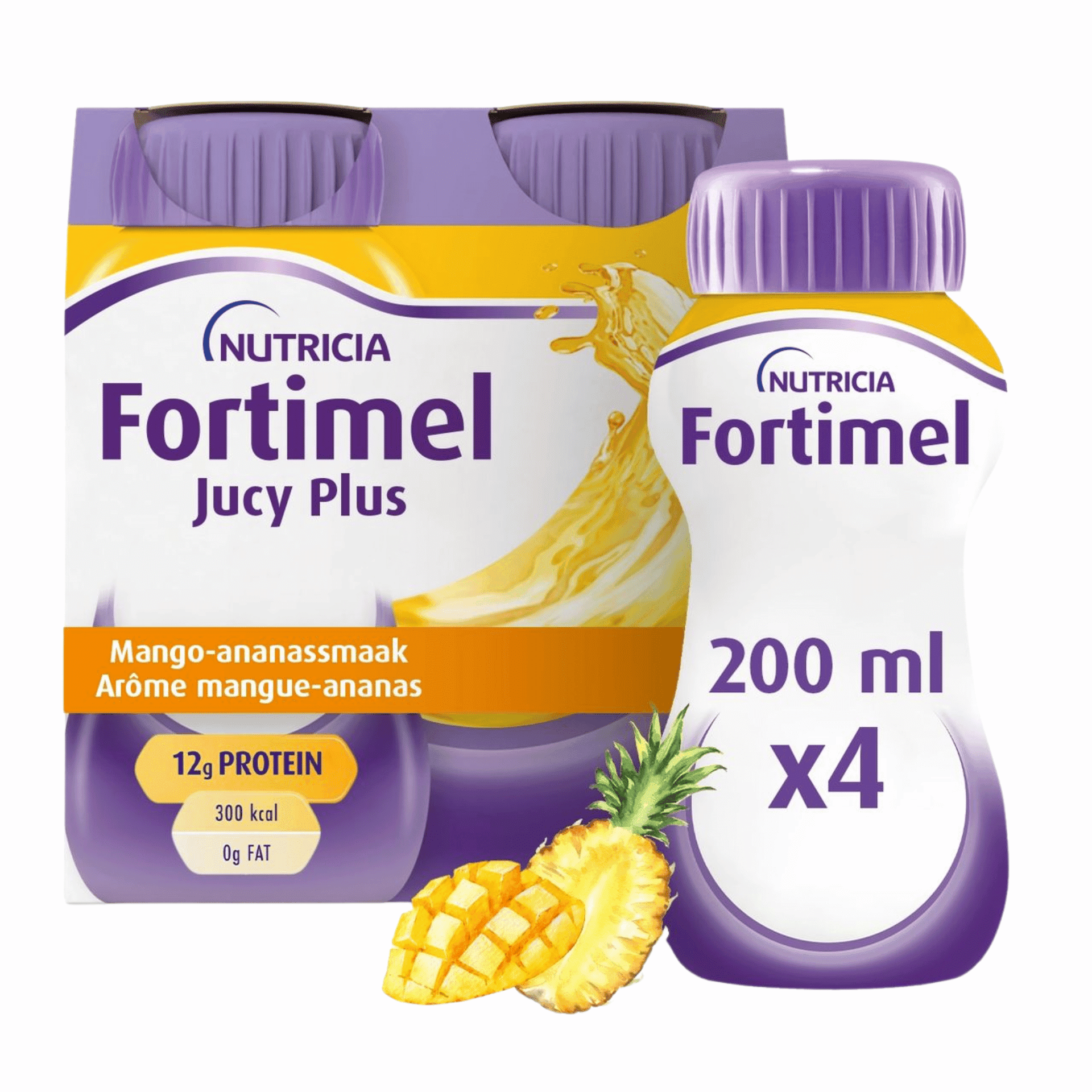 Fortimel Jucy Plus Mangue Ananas 4x200ml 185085