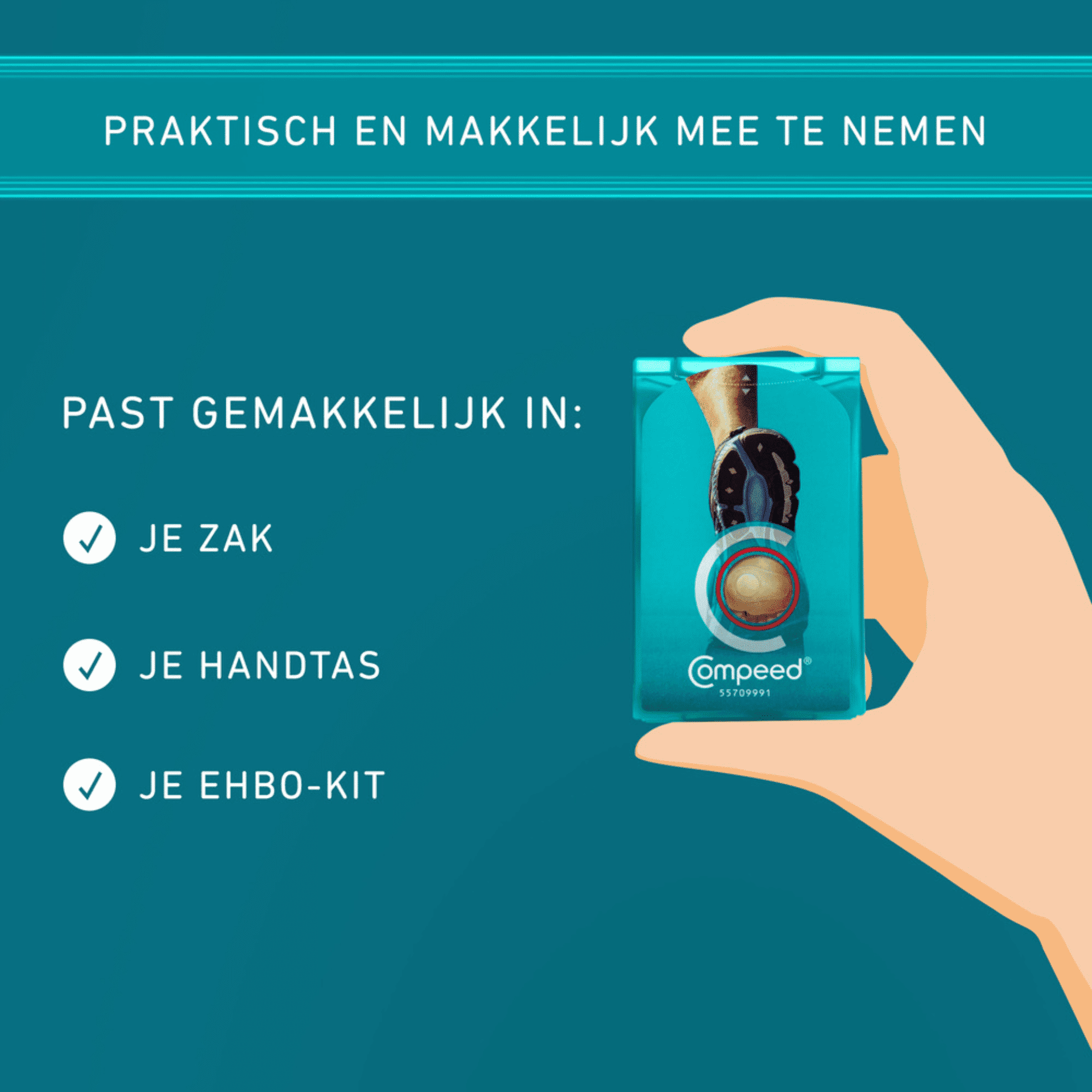 Compeed Blarenpleisters onder de Voet