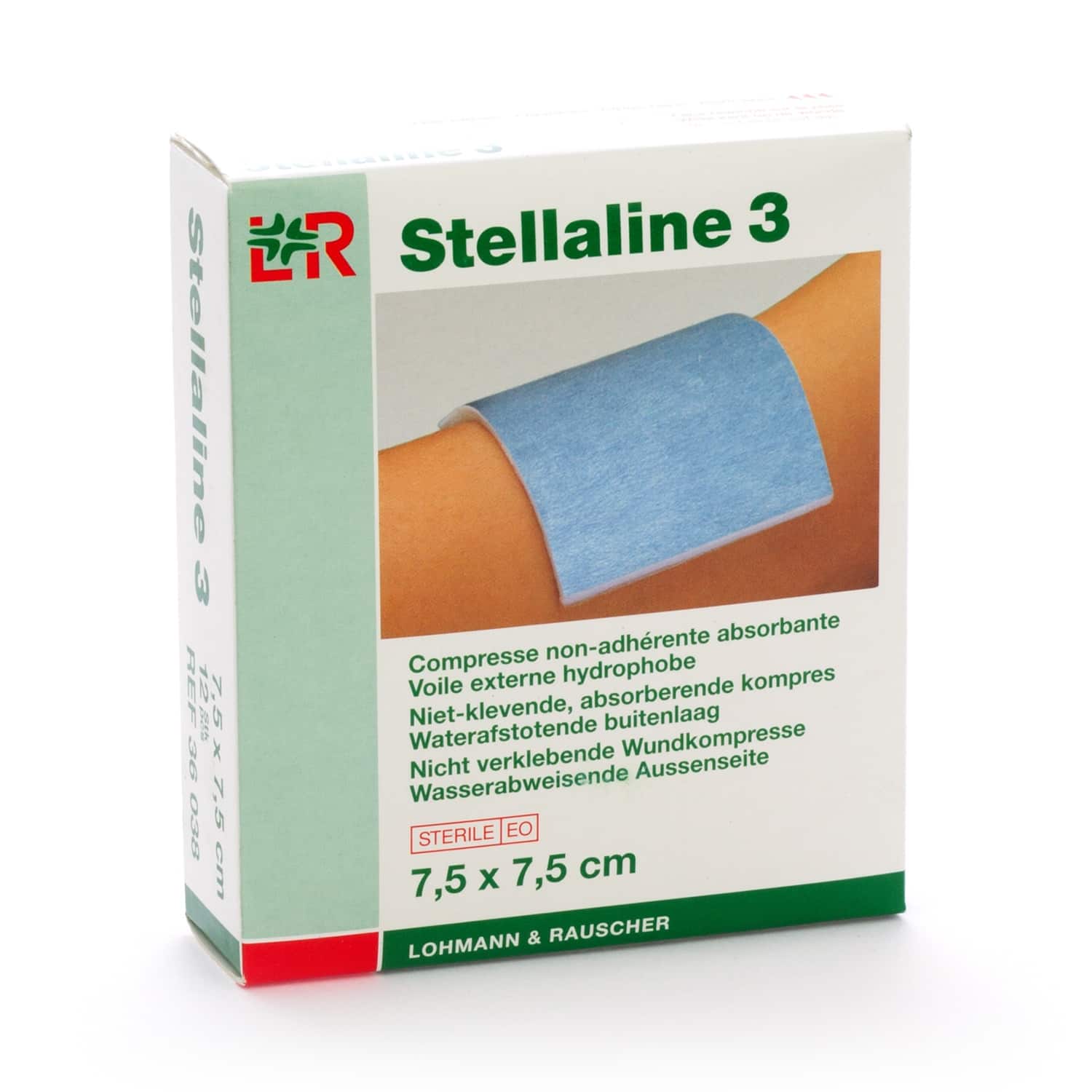 Stellaline 3 Kompres Steriel 7,5 x 7,5 cm