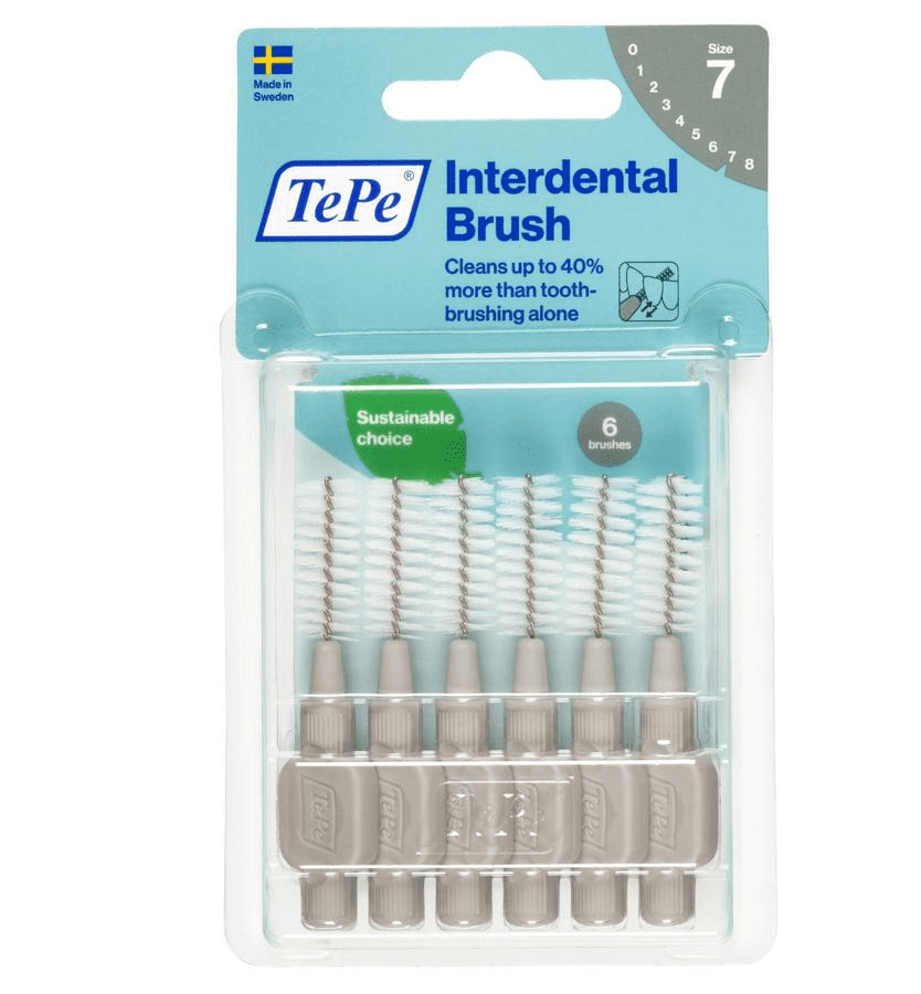 TePe Original Interdentale Borstel Size 7 1,3 mm Grijs TePe Original Interdentale Borstel Size 7 1,3 mm Grijs