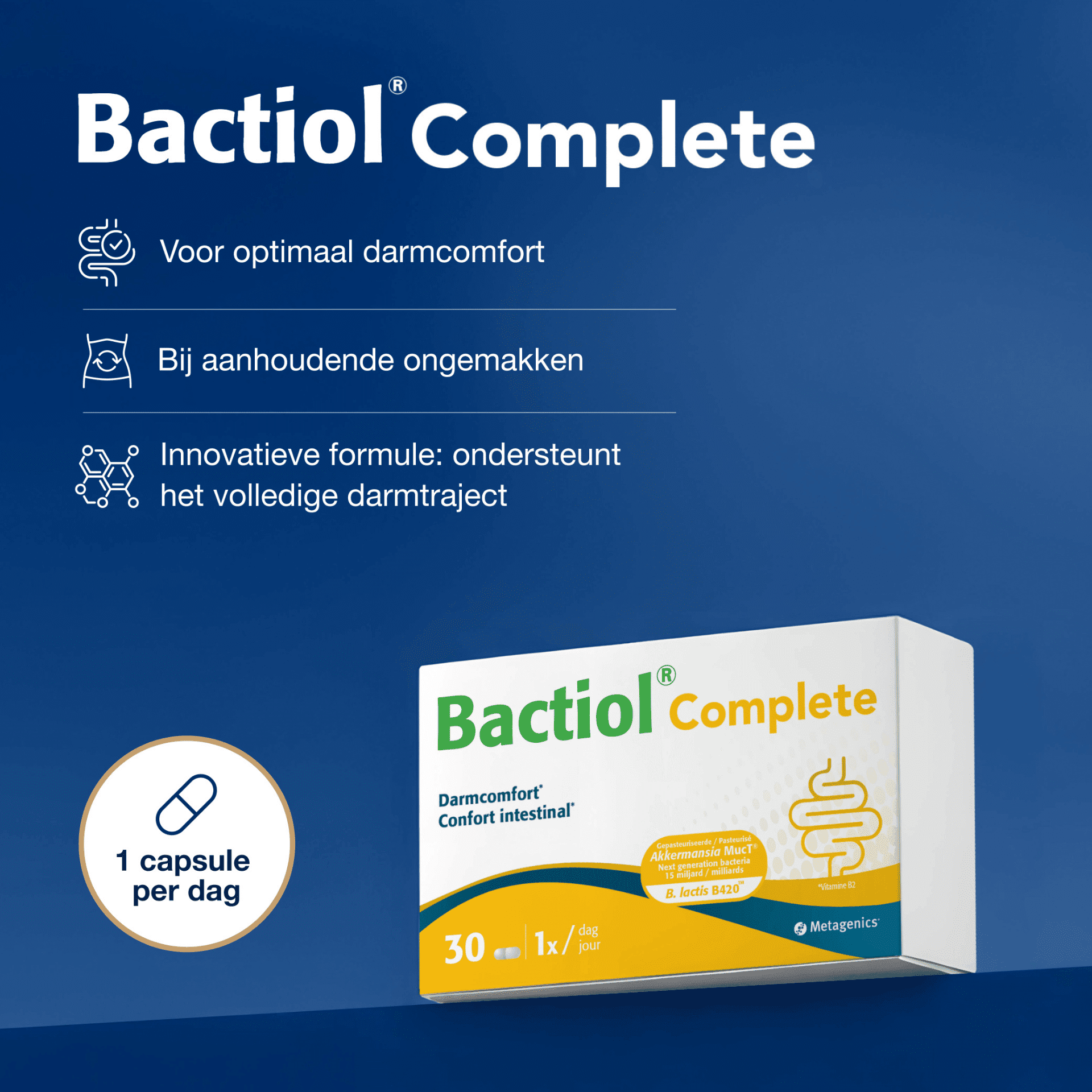 Bactiol Complete Caps 30 Metagenics