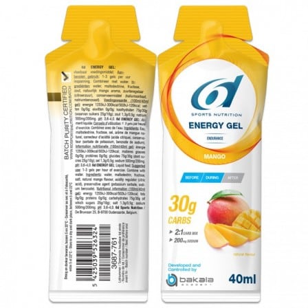 6d Sports Nutrition Energy Gel Mango