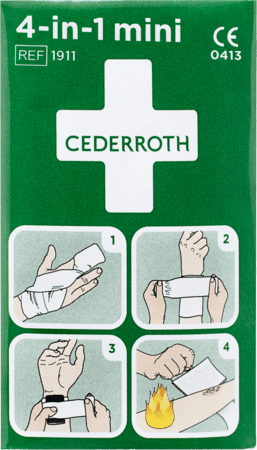 Cederroth Stop Sang 4-en-1 Mini Cederroth Stop Sang 4-en-1 Mini