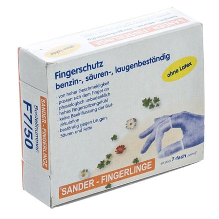 Covarmed Vingerlingen Sander F7 Blauw Covarmed Vingerlingen Sander F7 Blauw