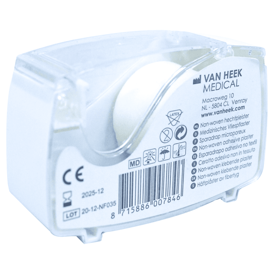 Heka Por Non-woven Dispenser 5 m x 2,5 cm Heka Por Non-woven Dispenser 5 m x 2,5 cm