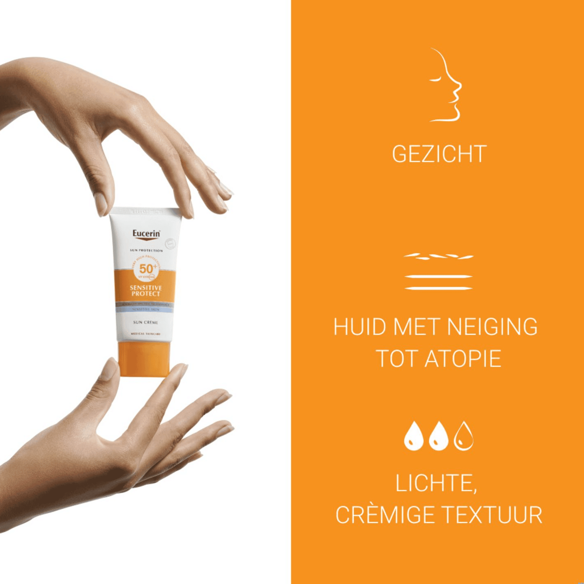 Eucerin Sensitive Protect Sun Crème SPF 50+ Eucerin Sensitive Protect Sun Crème SPF 50+