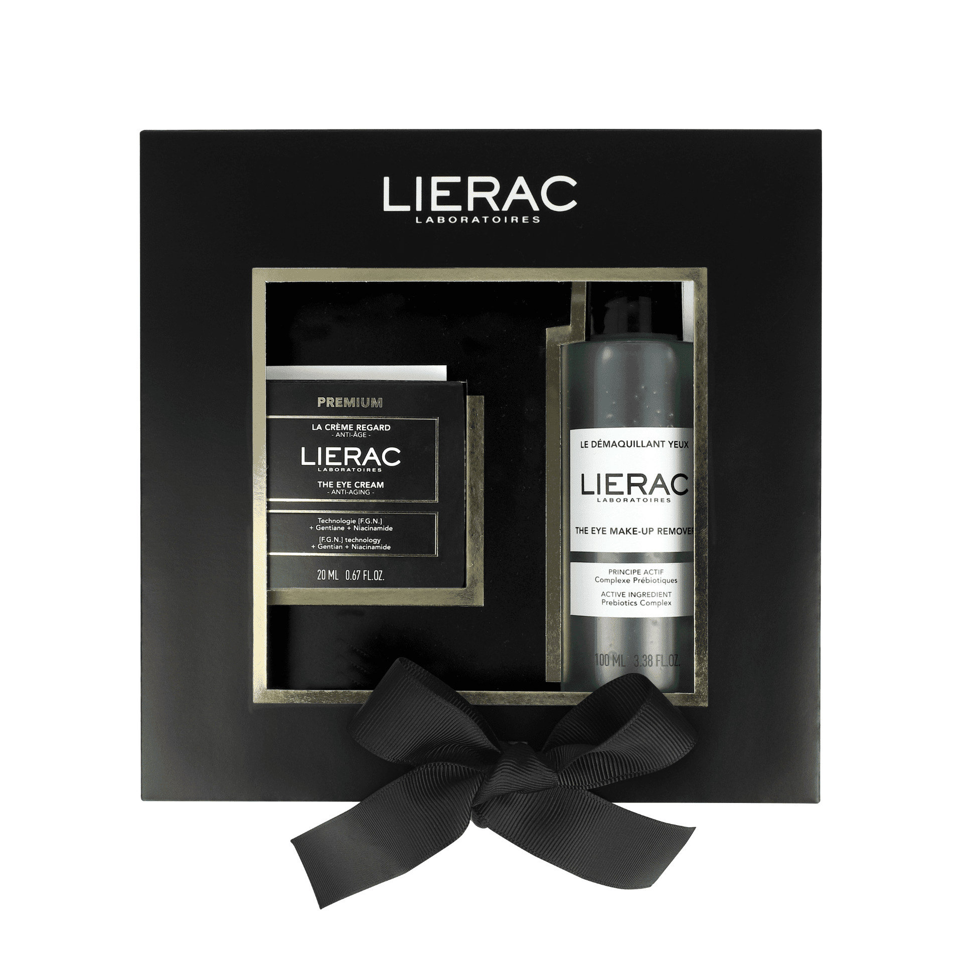 Lierac Premium La Crème Regard + Oogmake-Upreiniger Geschenkset