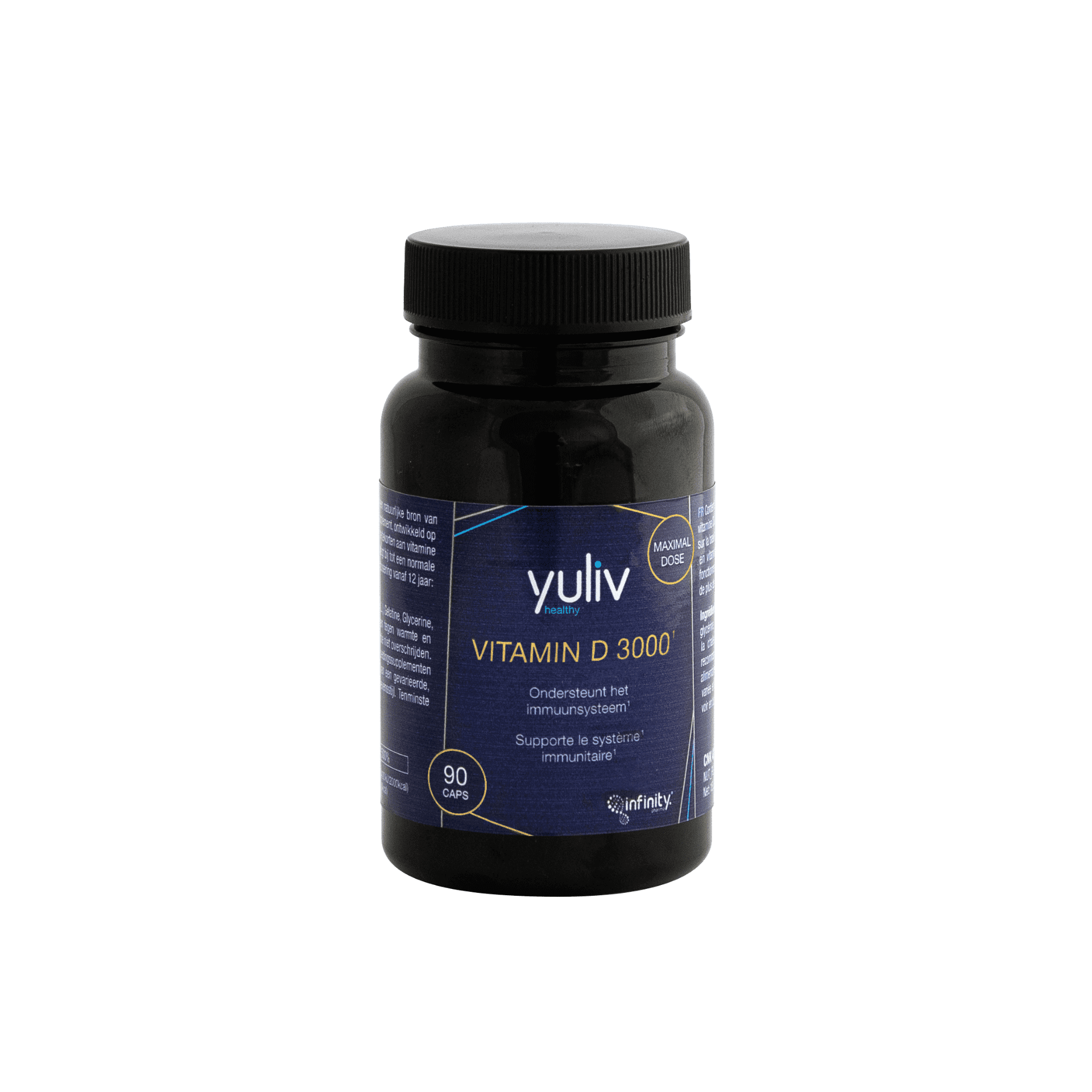 Yuliv Vitamine D 3000 90 capsules 90 gelules