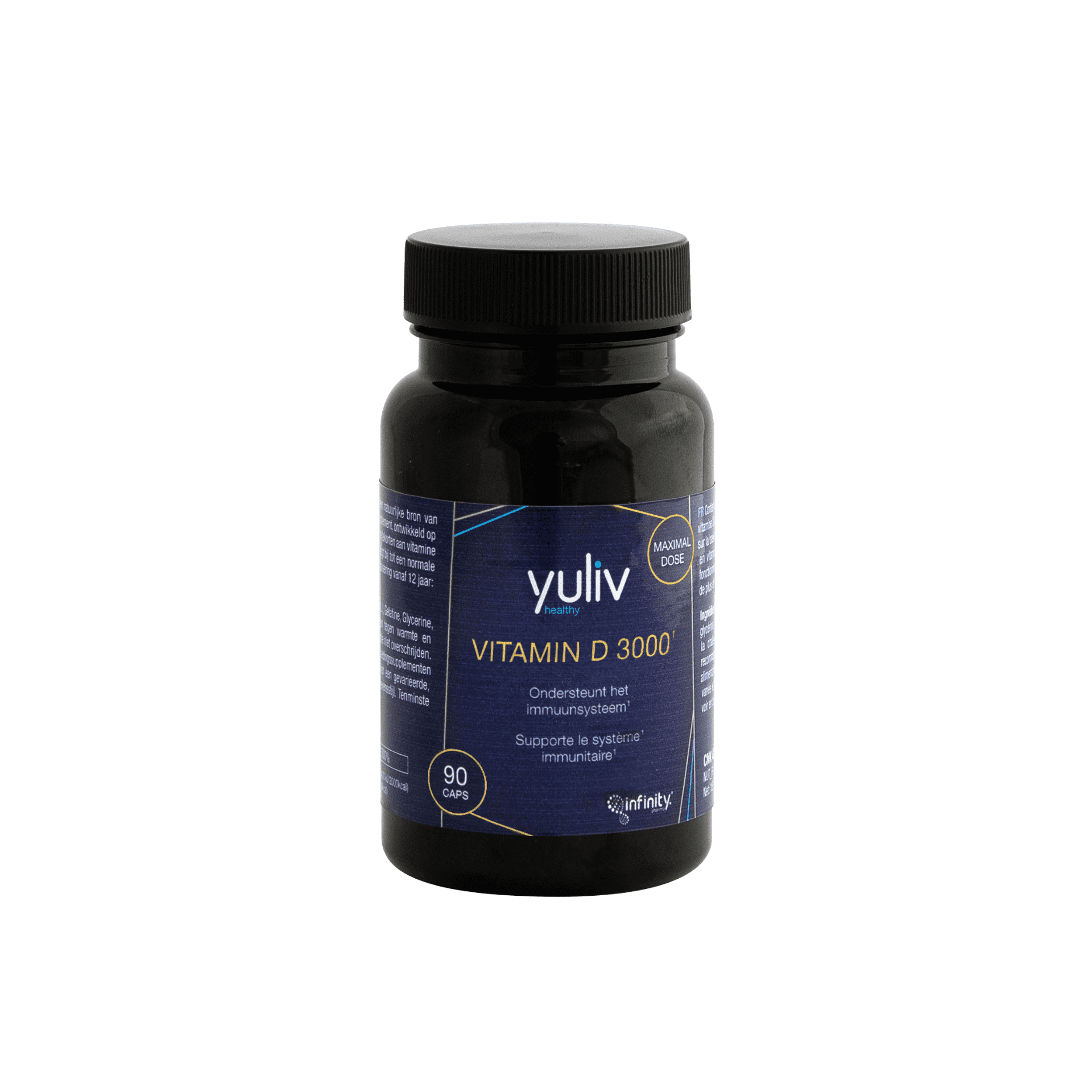 Yuliv Vitamine D 3000 90 capsules Yuliv Vitamine D 3000 90 capsules