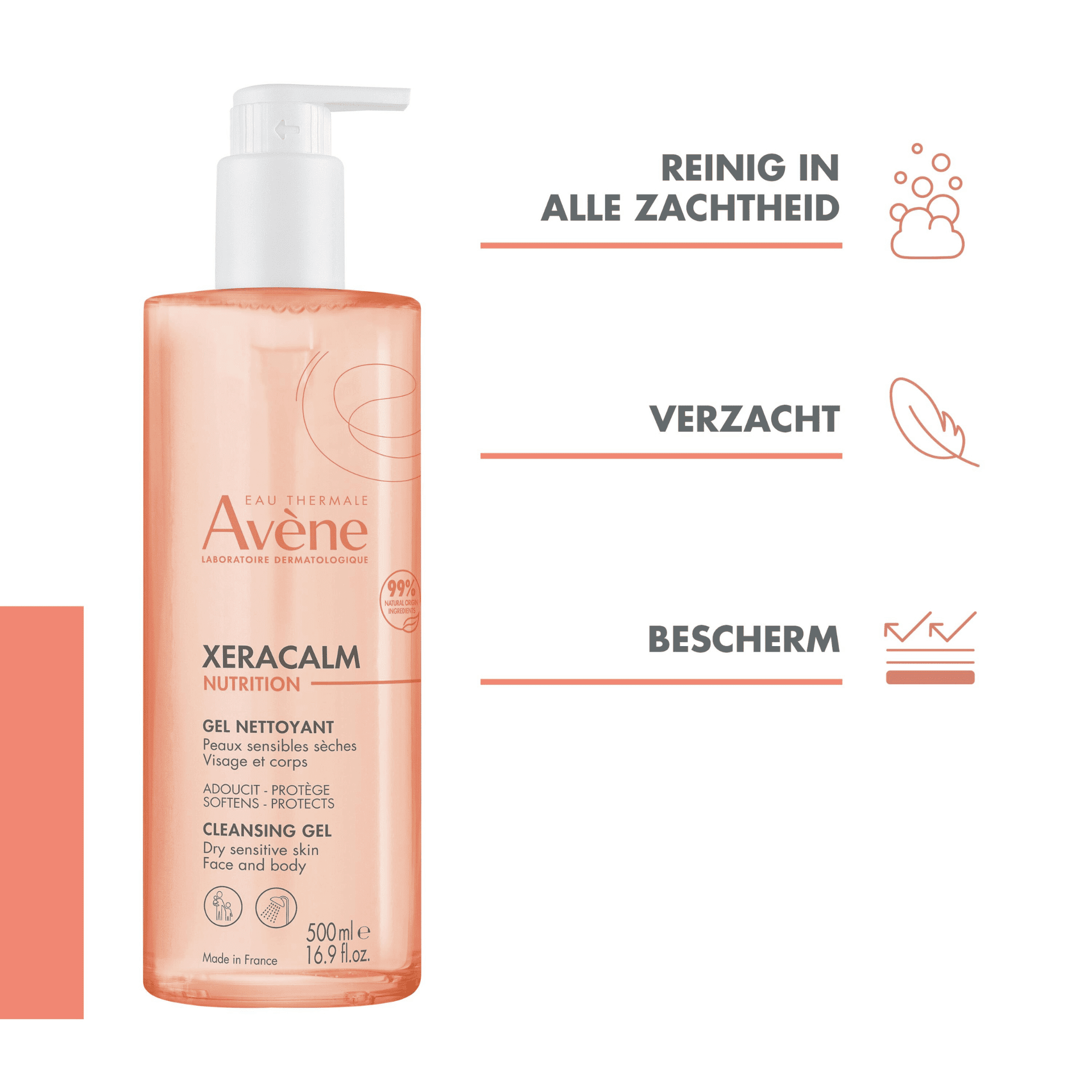 Avène XeraCalm Nutrition Reinigingsgel Avène XeraCalm Nutrition Reinigingsgel