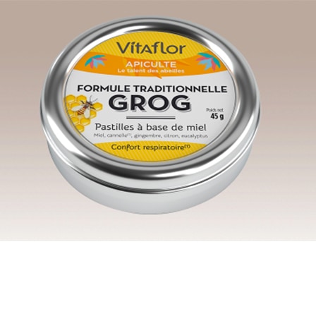 Vitaflor Grog Traditionele Formule Honing Pastilles Vitaflor Grog Traditionele Formule Honing Pastilles
