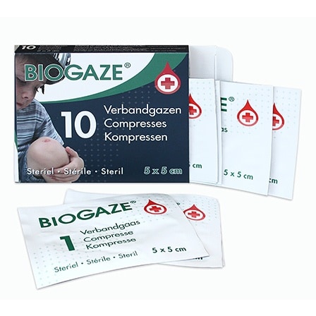 Biogaze GeÃ¯mpregneerd Verbandgaas 5 x 5 cm