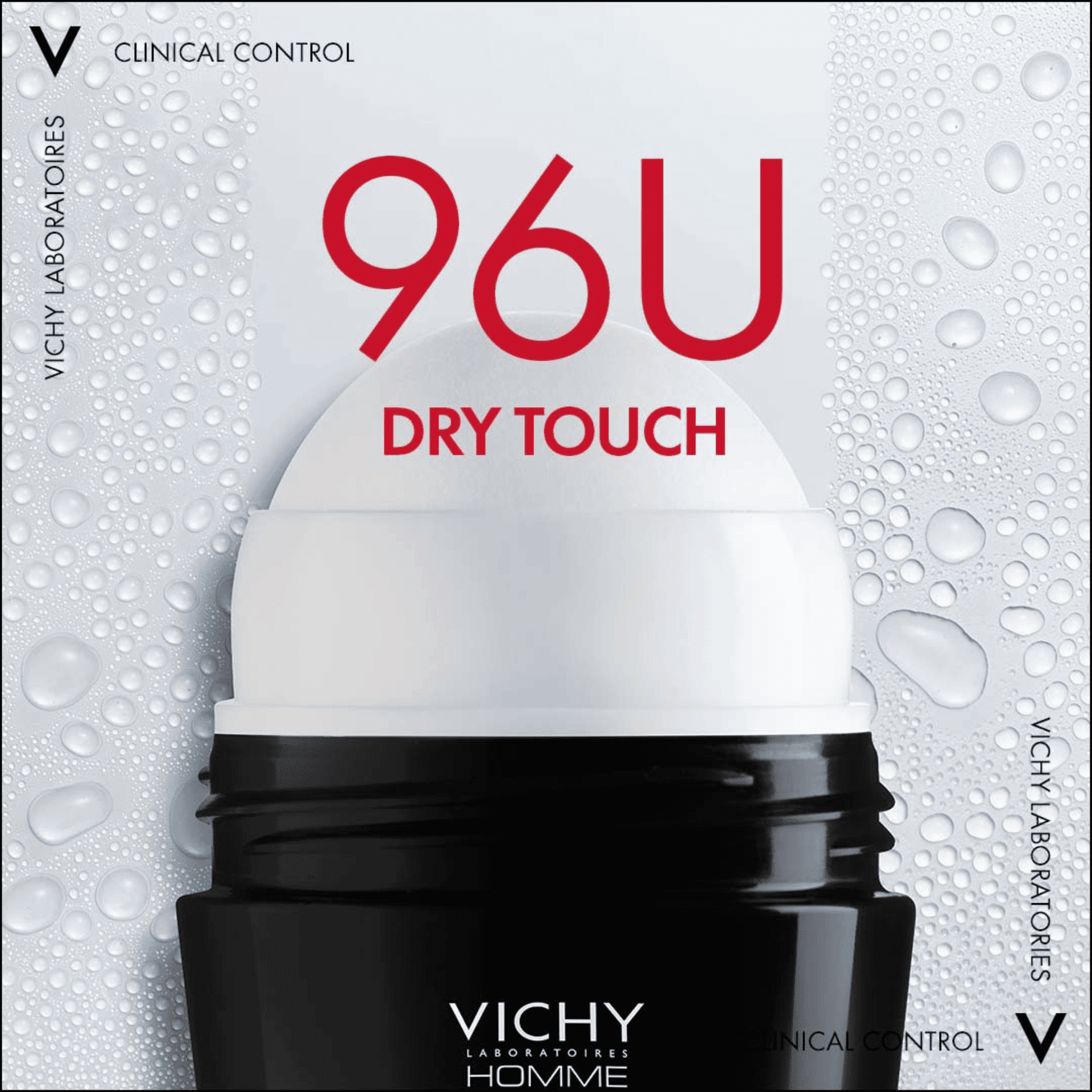 Vichy Homme Clinical Control Detranspirant 96U Roller Vichy Homme Clinical Control Detranspirant 96U Roller