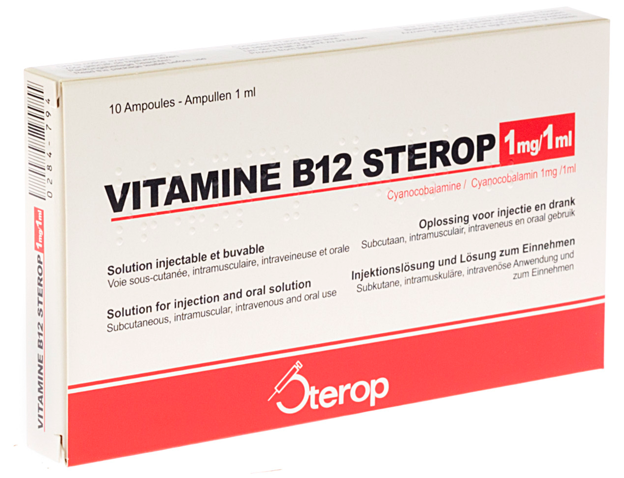 servet Raap ga winkelen Sterop Vitamine B12 1 mg/1 ml 10 ampullen - online bestellen | Optiphar