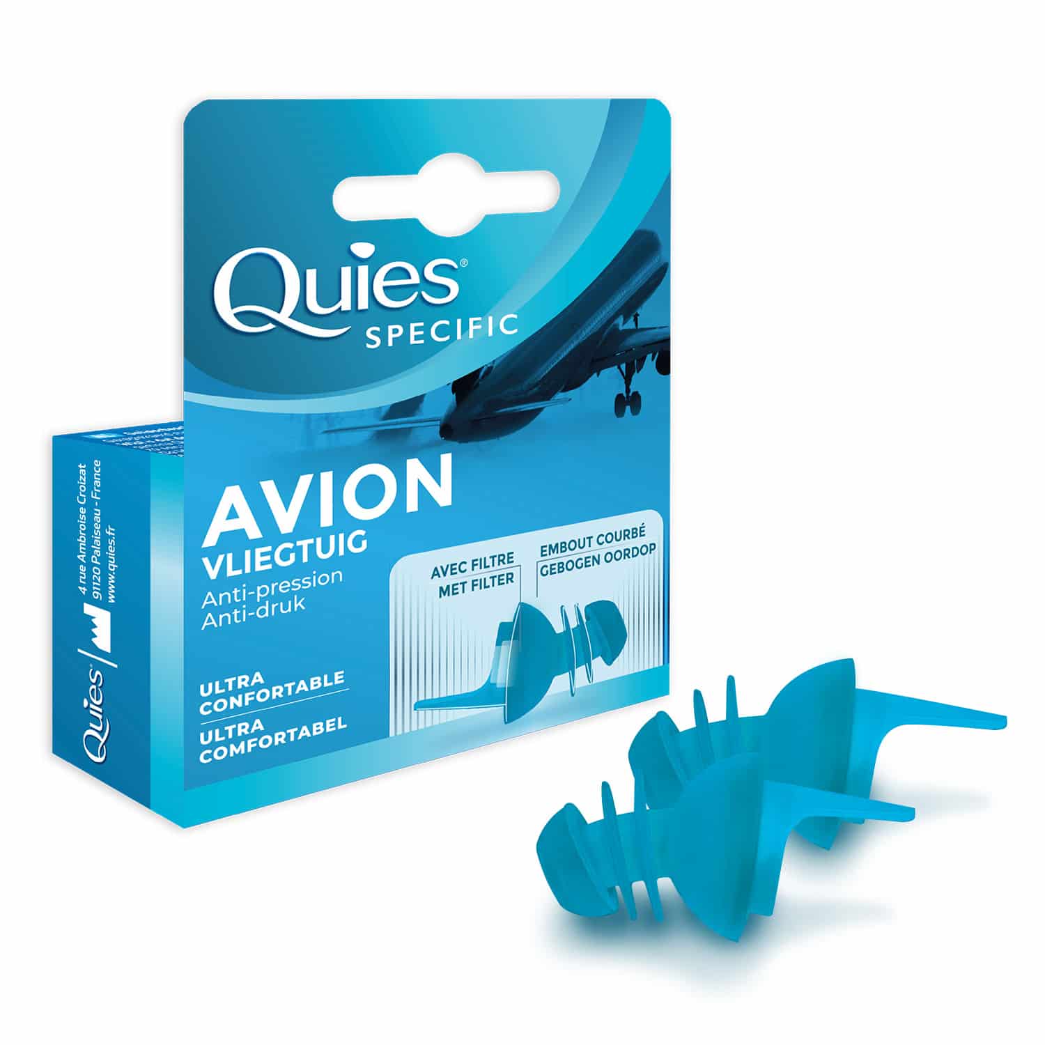Quies Specific Oordoppen Vliegtuig 