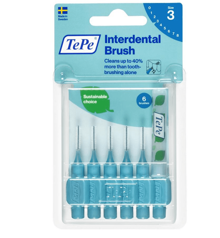 TePe Original Interdentale Borstel Size 3 0,6 mm Blauw TePe Original Interdentale Borstel Size 3 0,6 mm Blauw