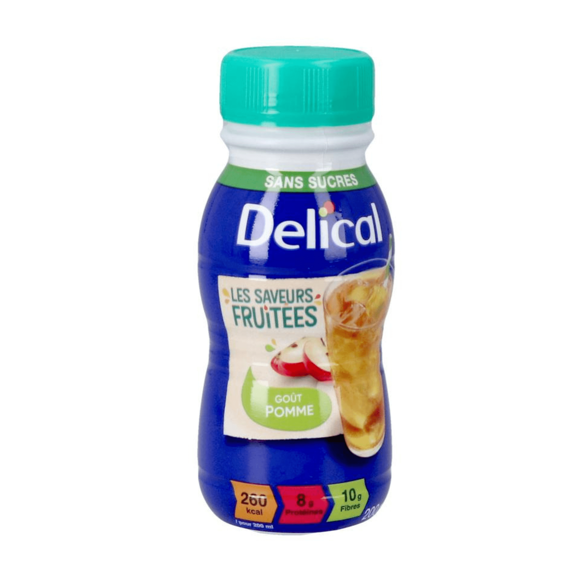 Delical Saveurs Fruitees Pomme S/sucre 4x200ml Delical Saveurs Fruitees Pomme S/sucre 4x200ml