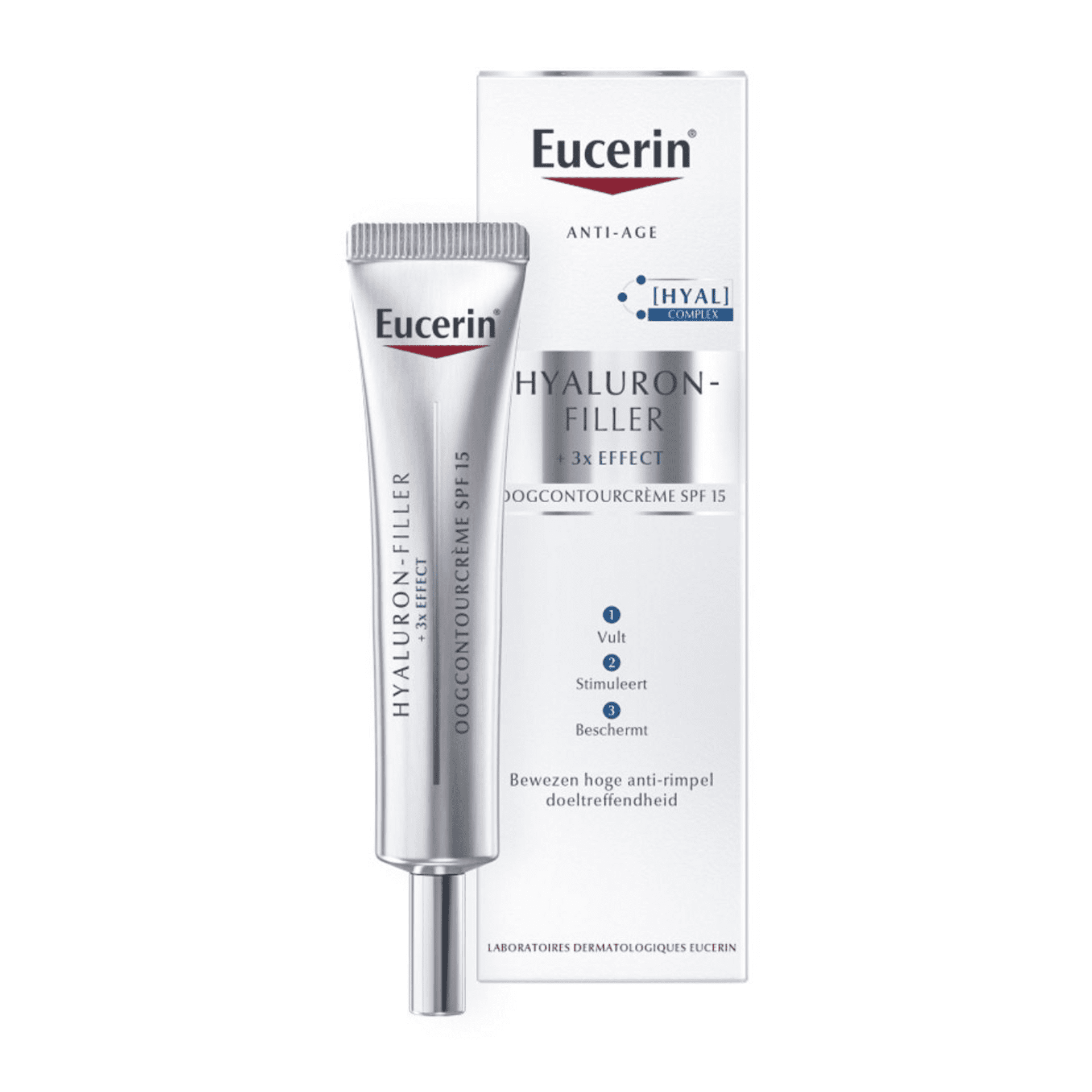 Eucerin Hyaluron-Filler + 3x Effect Oogcontourcrème SPF 15 Eucerin Hyaluron-Filler + 3x Effect Oogcontourcrème SPF 15