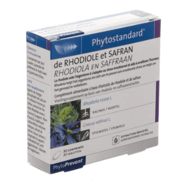 Pileje Phytostandard Rhodiola-Saffraan Pileje Phytostandard Rhodiola-Saffraan