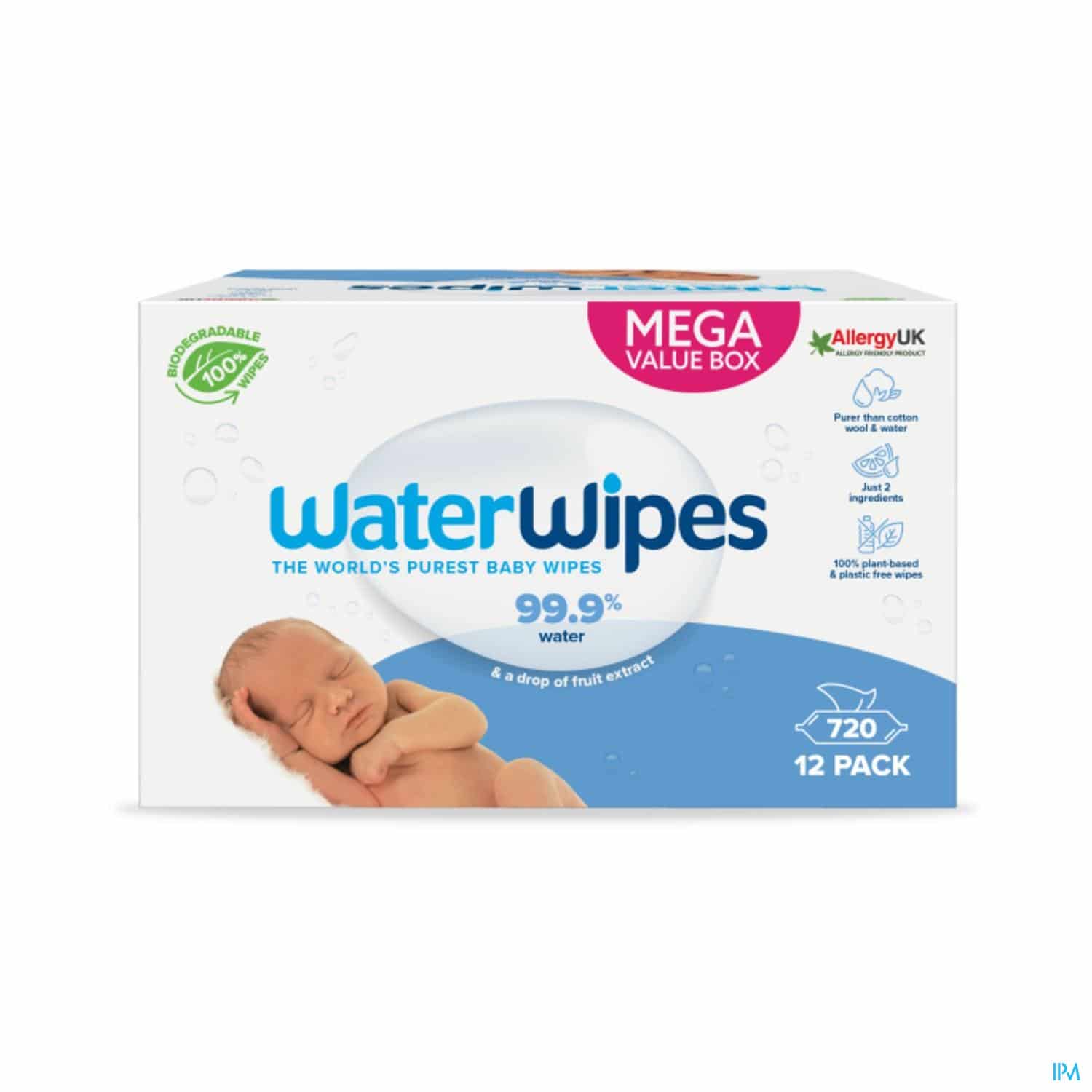 Waterwipes Lingettes Biodegradable 720 Waterwipes Lingettes Biodegradable 720