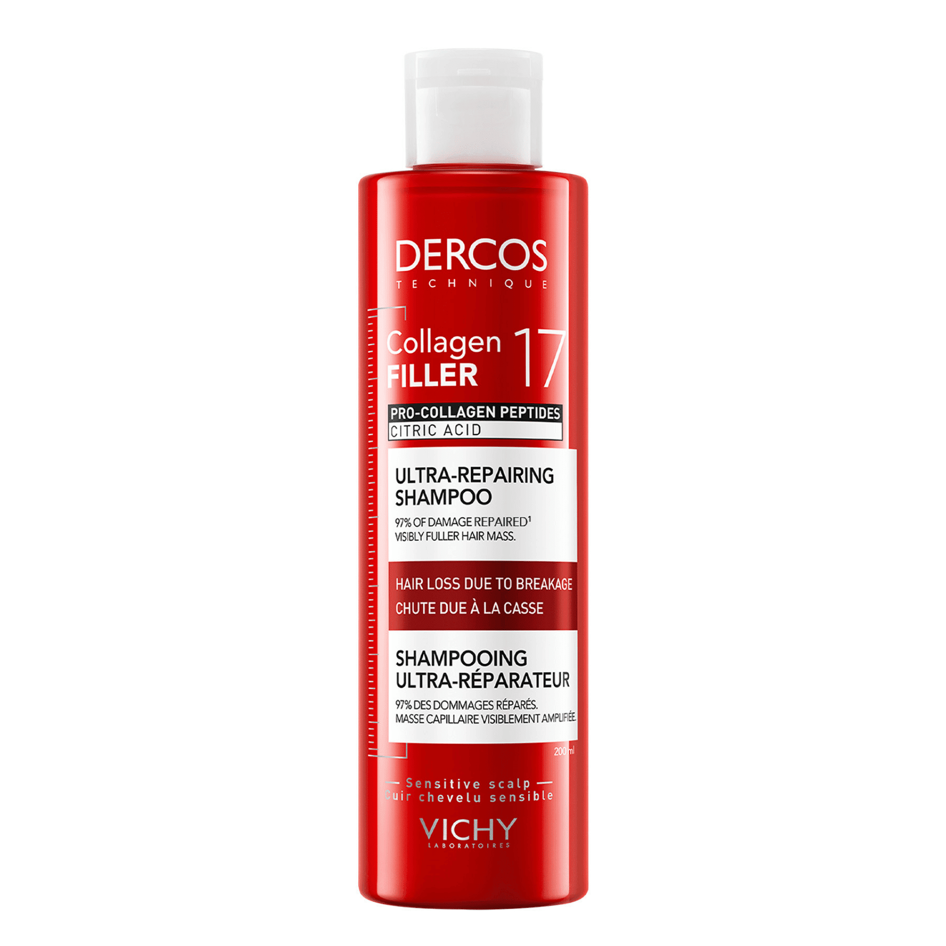Vichy Dercos Collagen 17 Filler Shampooing Ultra-Réparateur Vichy Dercos Collagen 17 Filler Shampooing Ultra-Réparateur