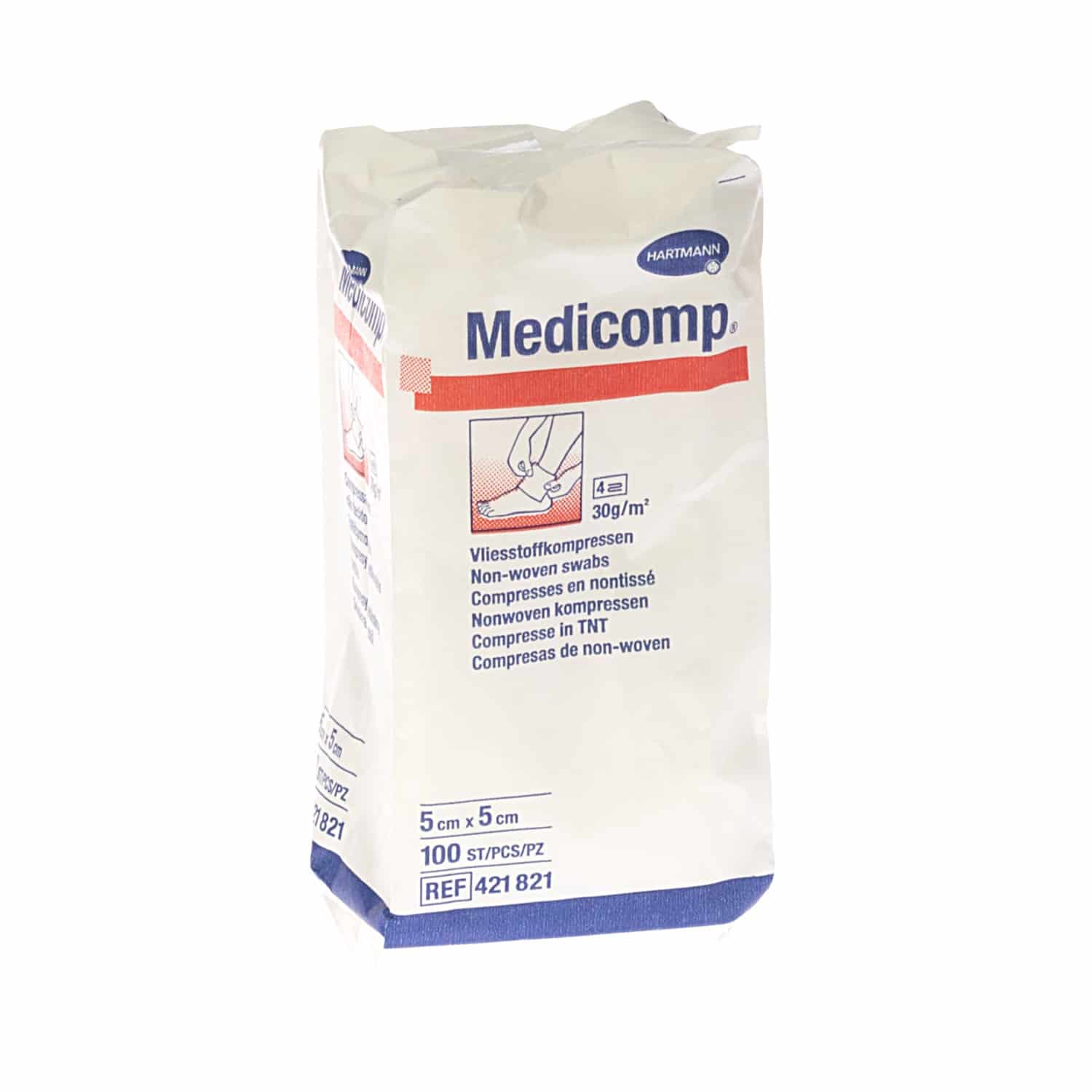 Hartmann Medicomp Kompressen 4pl 5 x 5 cm Hartmann Medicomp Kompressen 4pl 5 x 5 cm