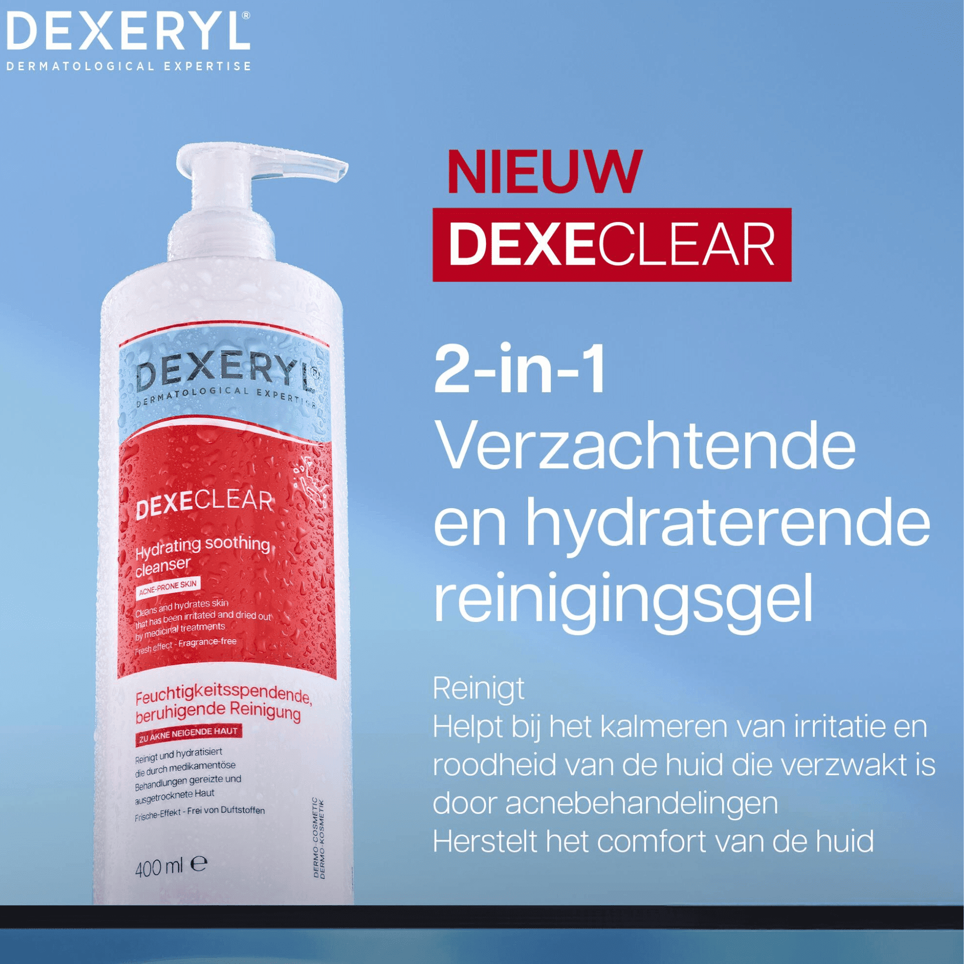 Dexeryl Dexeclear Verzachtende Hydraterende Reinigingsgel