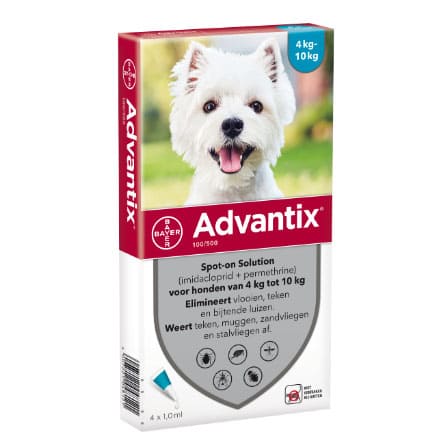 Advantix 100/500 Hond 4-10 kg Advantix 100/500 Hond 4-10 kg