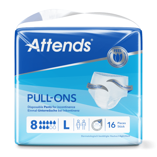 Attends Pull-ons 8l 1x16 Attends Pull-ons 8l 1x16