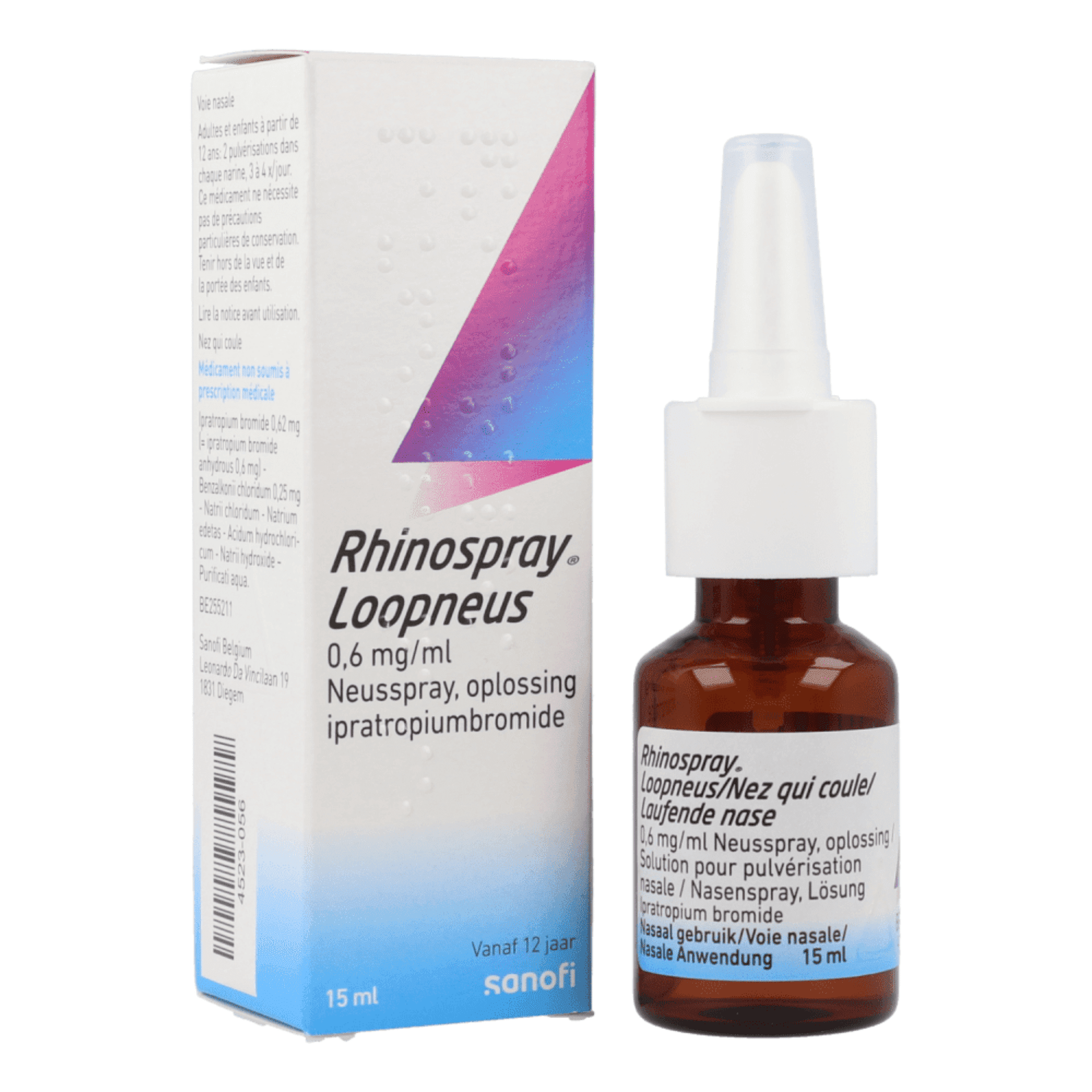 Rhinospray Nez qui coule 0,6mgml Spray Nasal 15ml