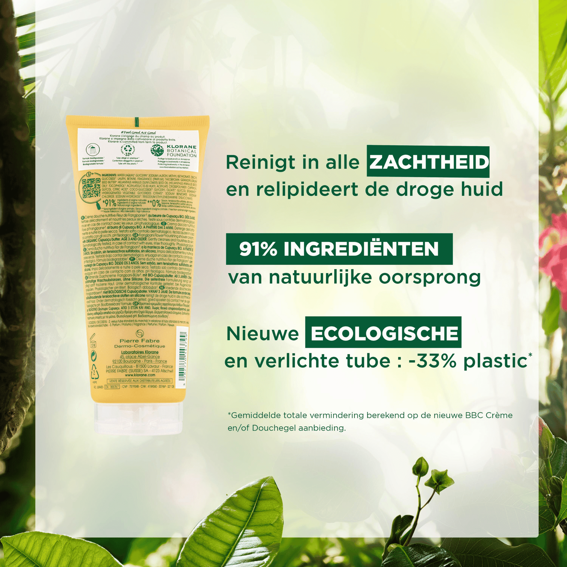 Klorane Crème Douche Nutritive 200 ml