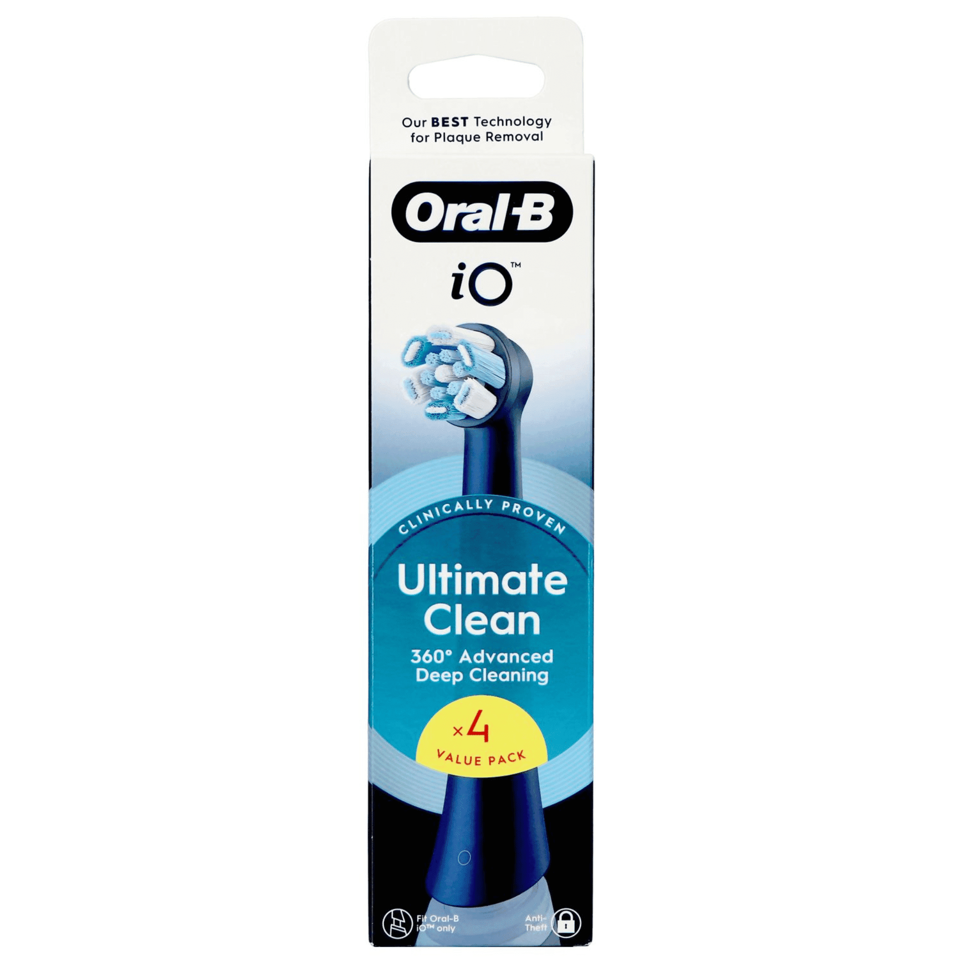 Oral-B iO Ultimate Clean Opzetborstels Zwart