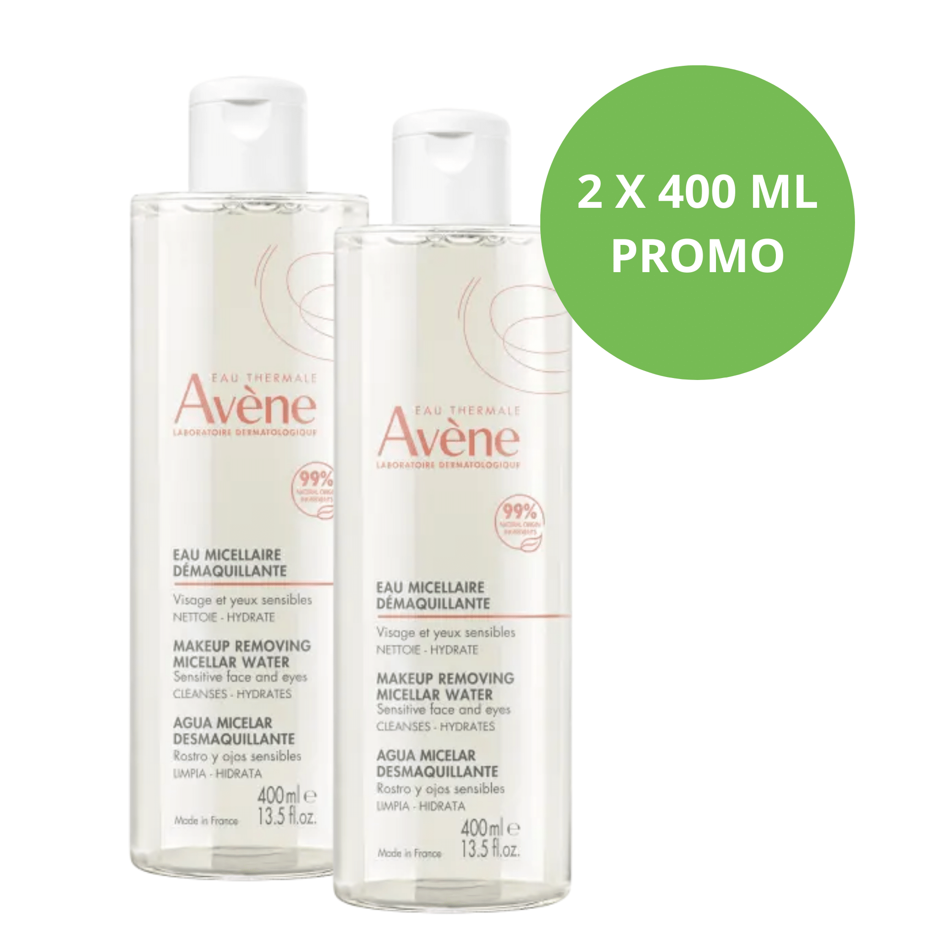 Avène Micellair Reinigingswater Duo PROMO