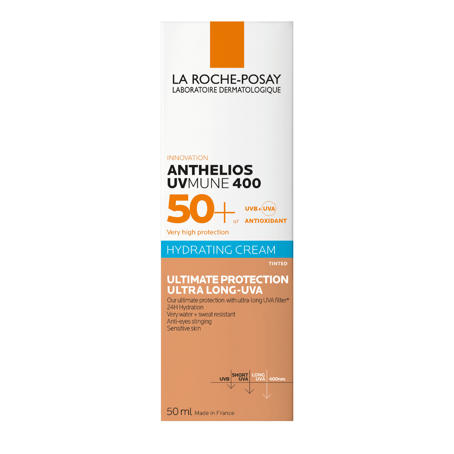 La Roche-Posay Anthelios UVMune 400 Getinte Hydraterende Crème SPF 50+ La Roche-Posay Anthelios UVMune 400 Getinte Hydraterende Crème SPF 50+