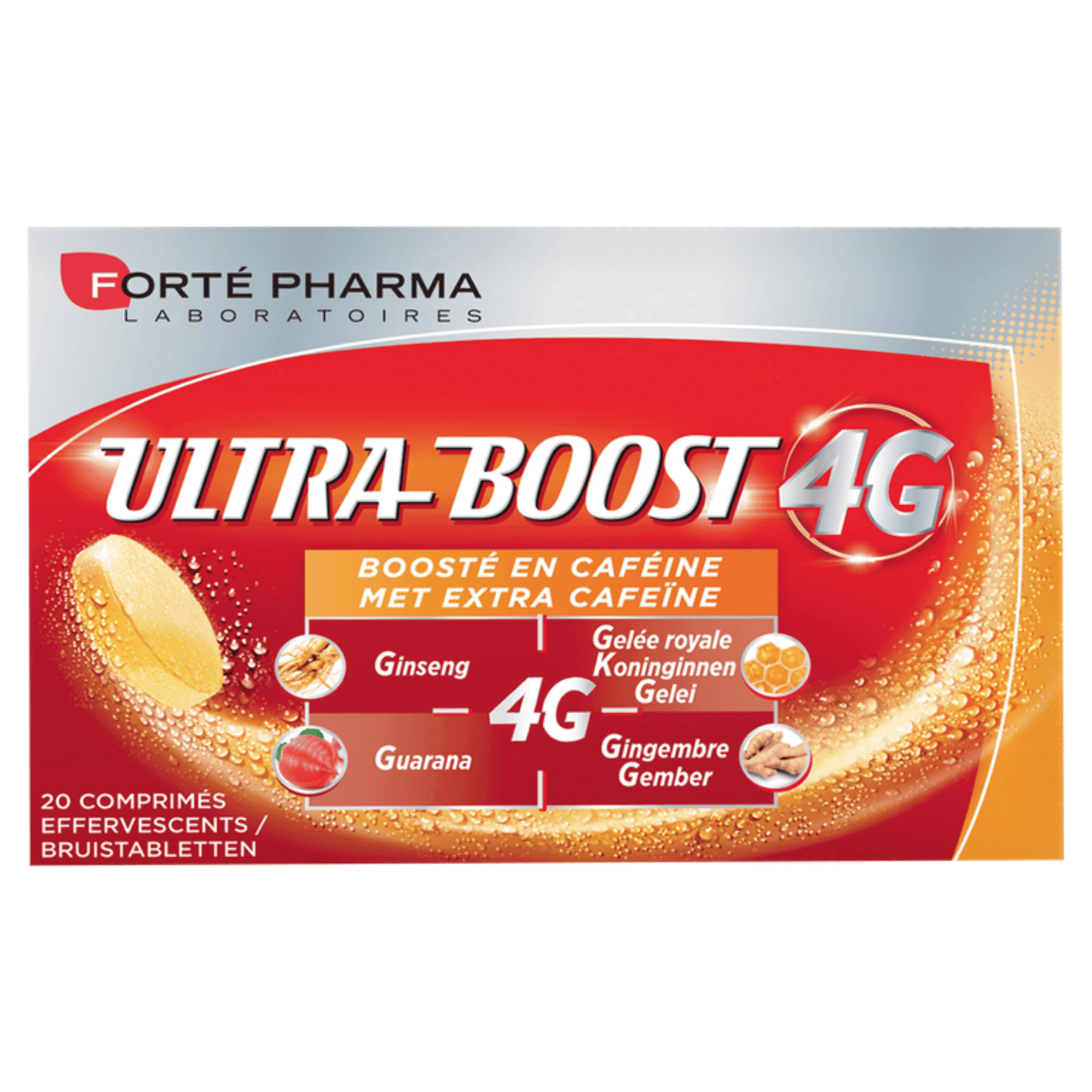 Forté Pharma Vitalité 4G Ultra Boost + Cafeïne Forté Pharma Vitalité 4G Ultra Boost + Cafeïne