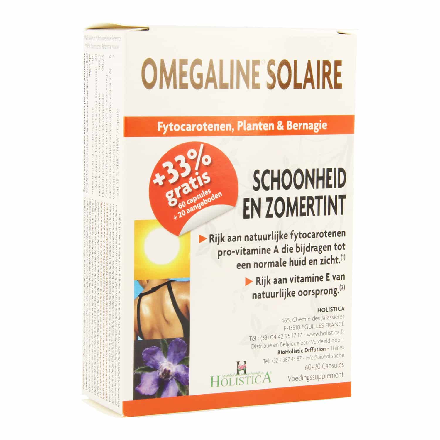Bioholistic Holistica Omegaline Solaire Bioholistic Holistica Omegaline Solaire