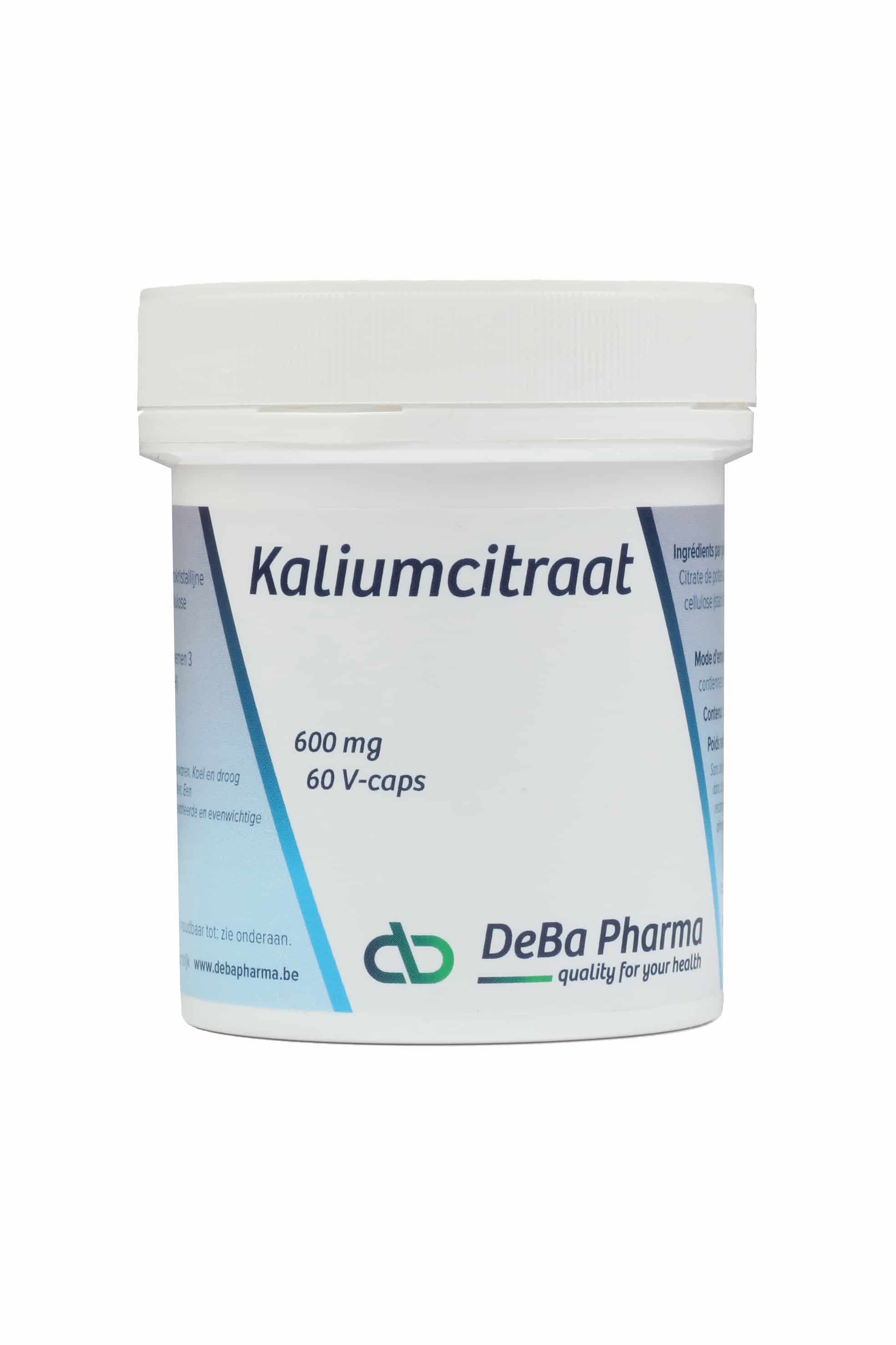 Deba Kaliumcitraat 600 mg