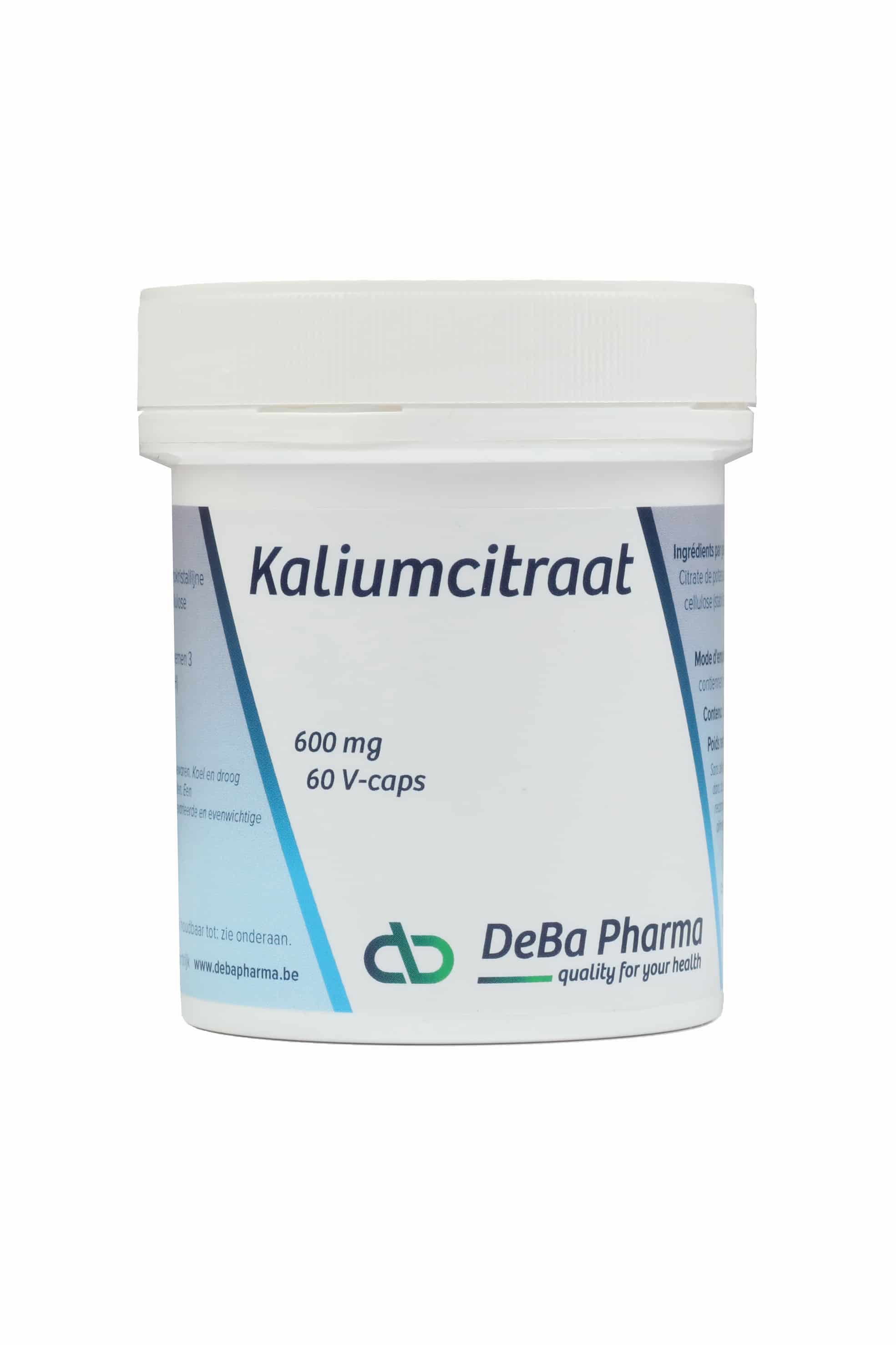 Deba Kaliumcitraat 600 mg Deba Kaliumcitraat 600 mg
