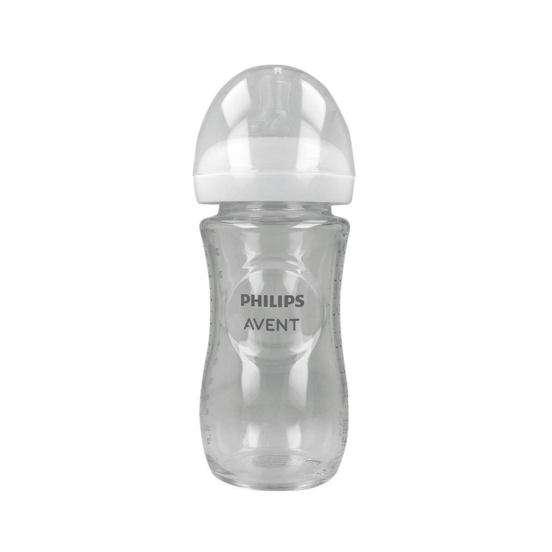 Philips Avent Natural Response 3.0 Zuigfles Glas 240ml Philips Avent Natural Response 3.0 Zuigfles Glas 240ml
