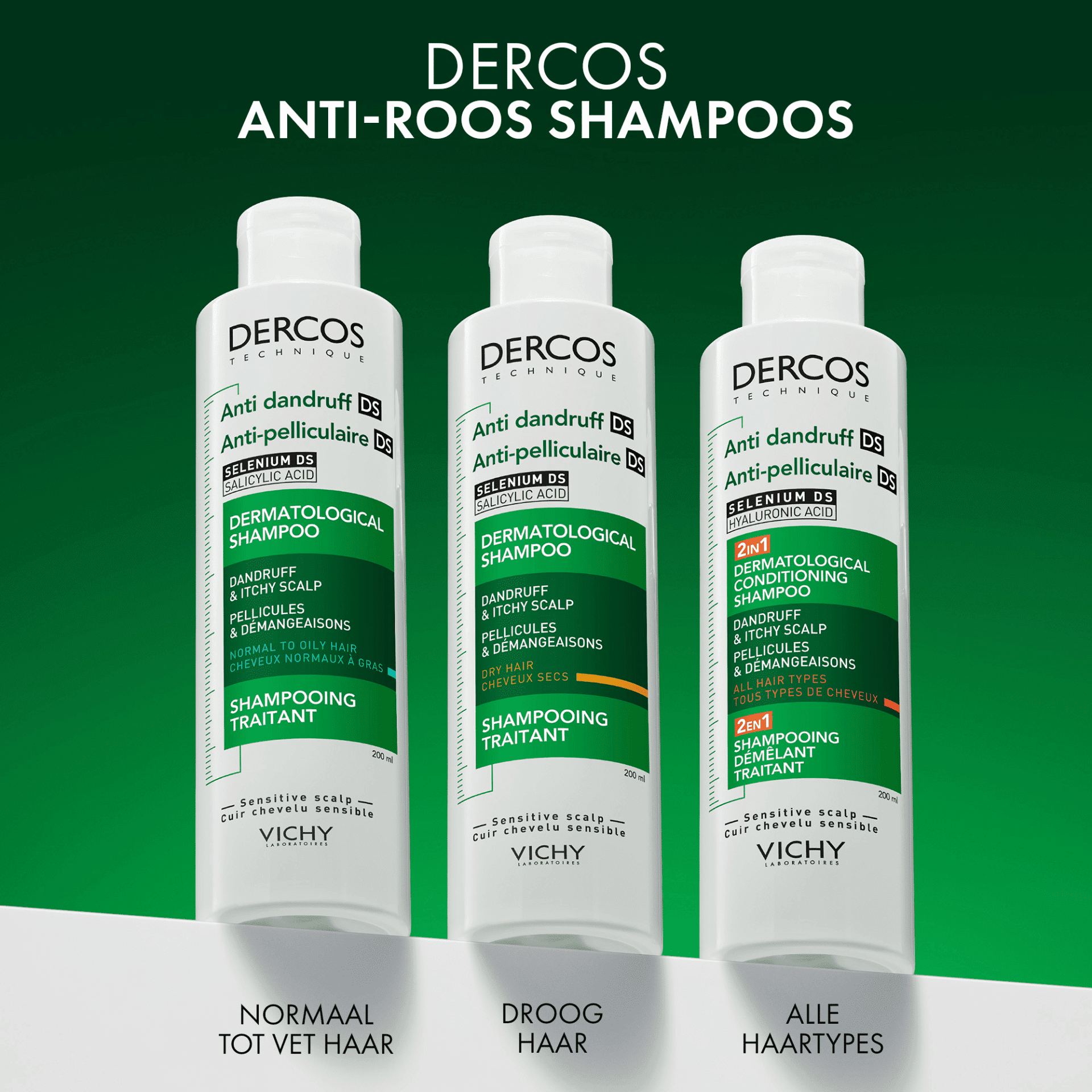 Vichy Dercos Anti-Roos DS 2-in-1 Shampoo & Conditioner